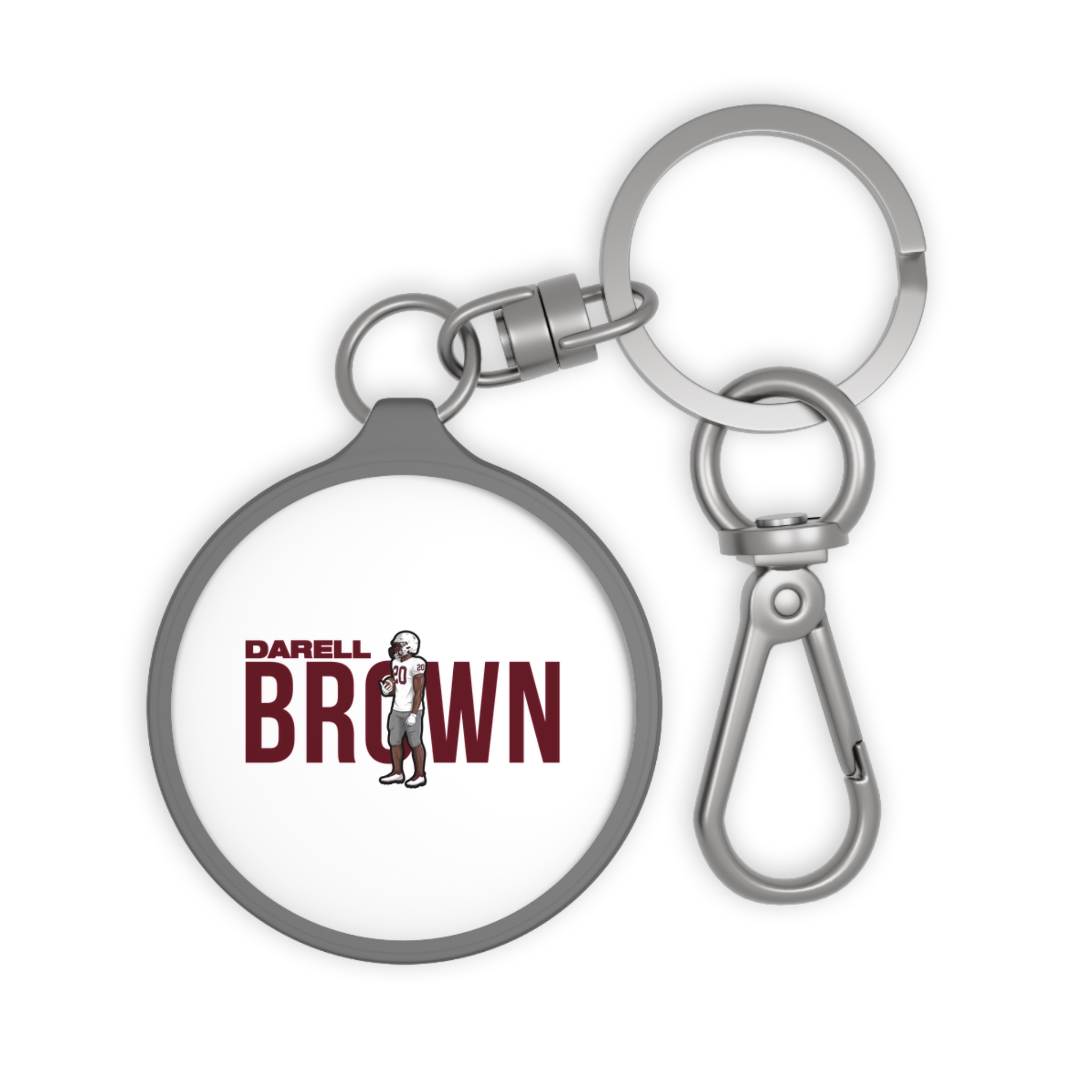 Keychain — character_player_name in Grey