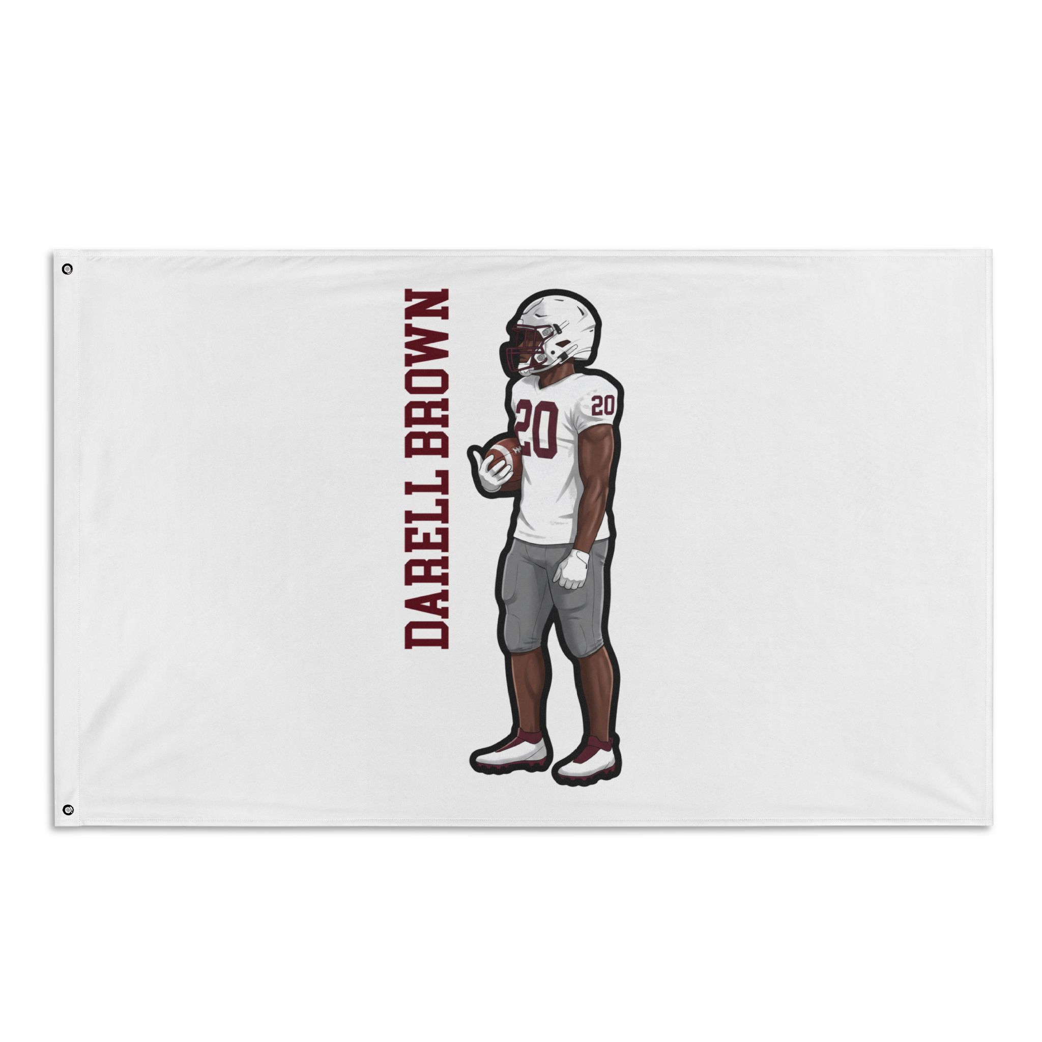 Flag (35 × 56 in) — character_name_vertical in Classic