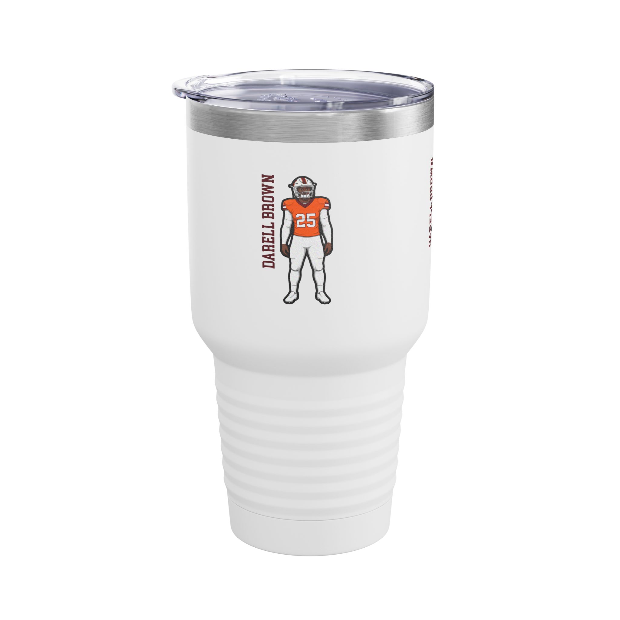 30oz Tumbler — character_name_vertical in White