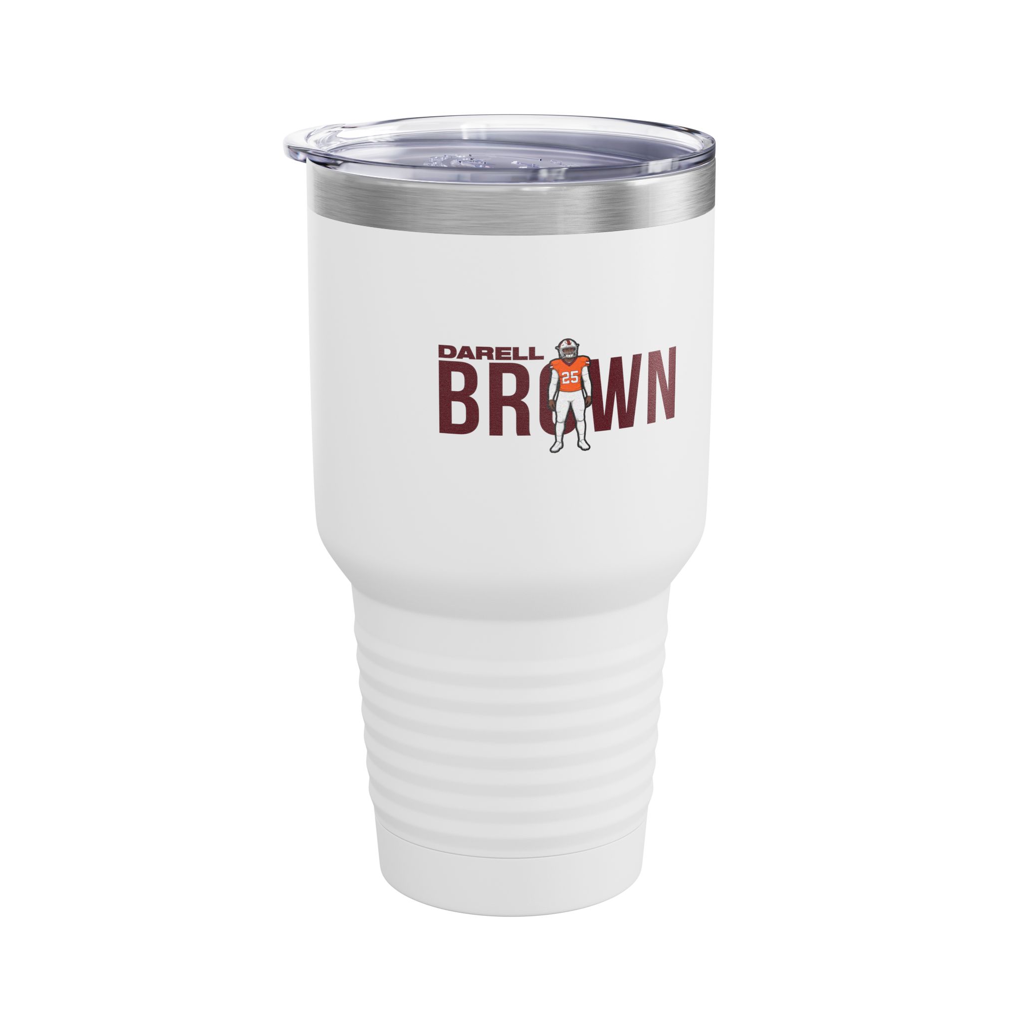 30oz Tumbler — character_player_name in White