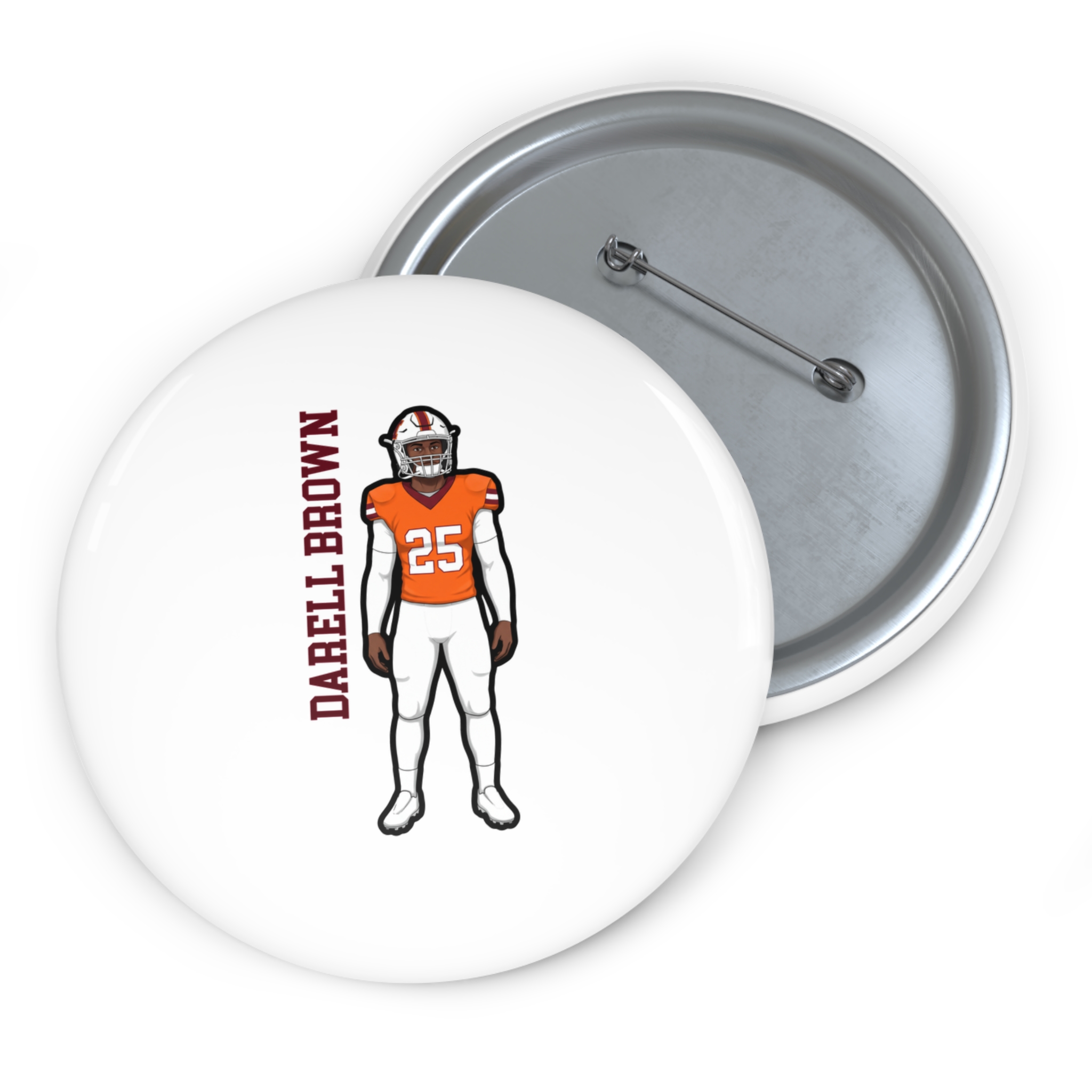 Game Day Pin — character_name_vertical in Classic