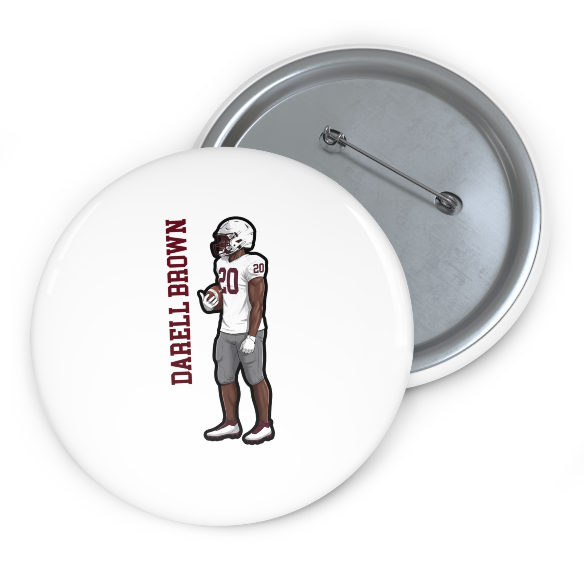 Game Day Pin — character_name_vertical in Classic