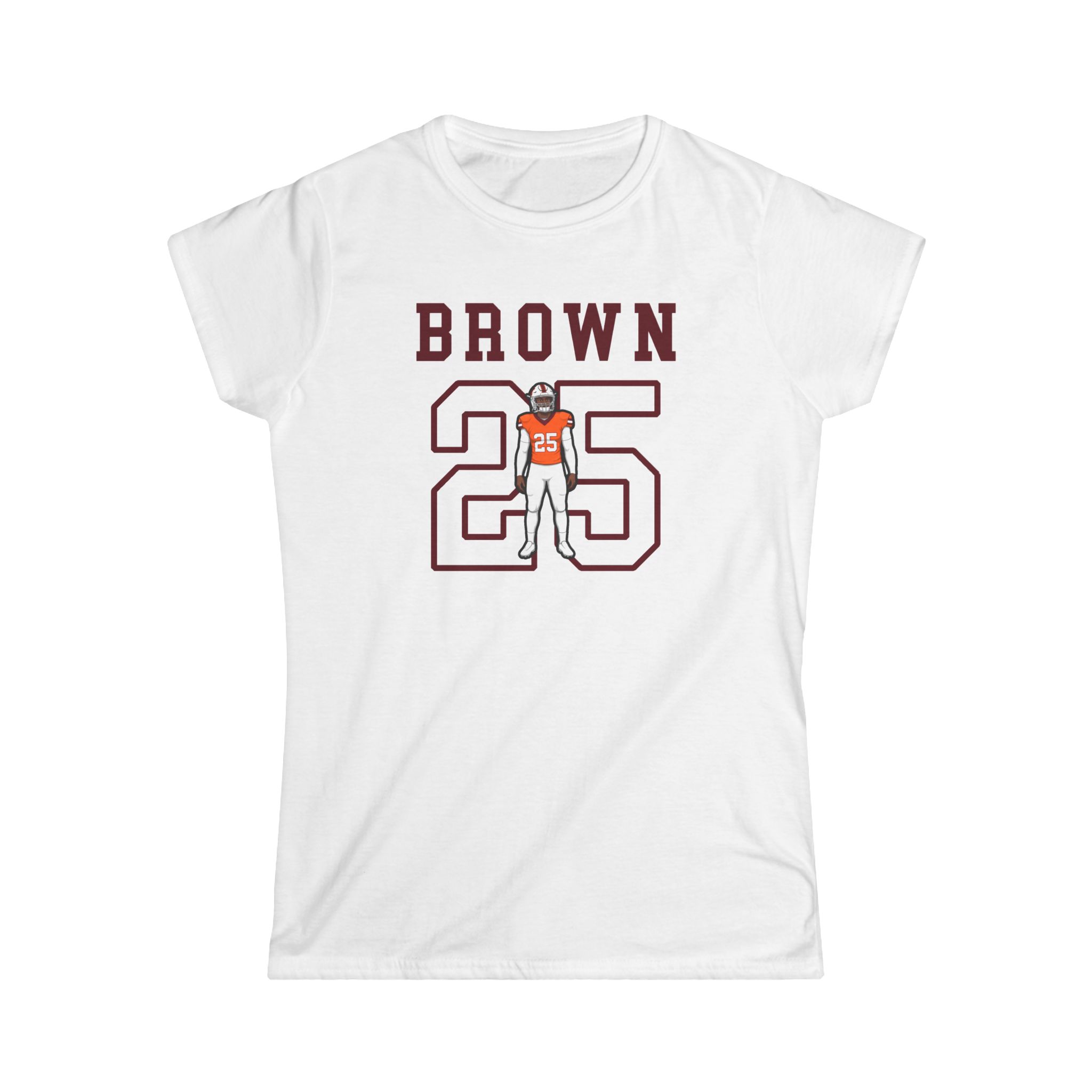 Women's Softstyle Tee — character_shirsey in White