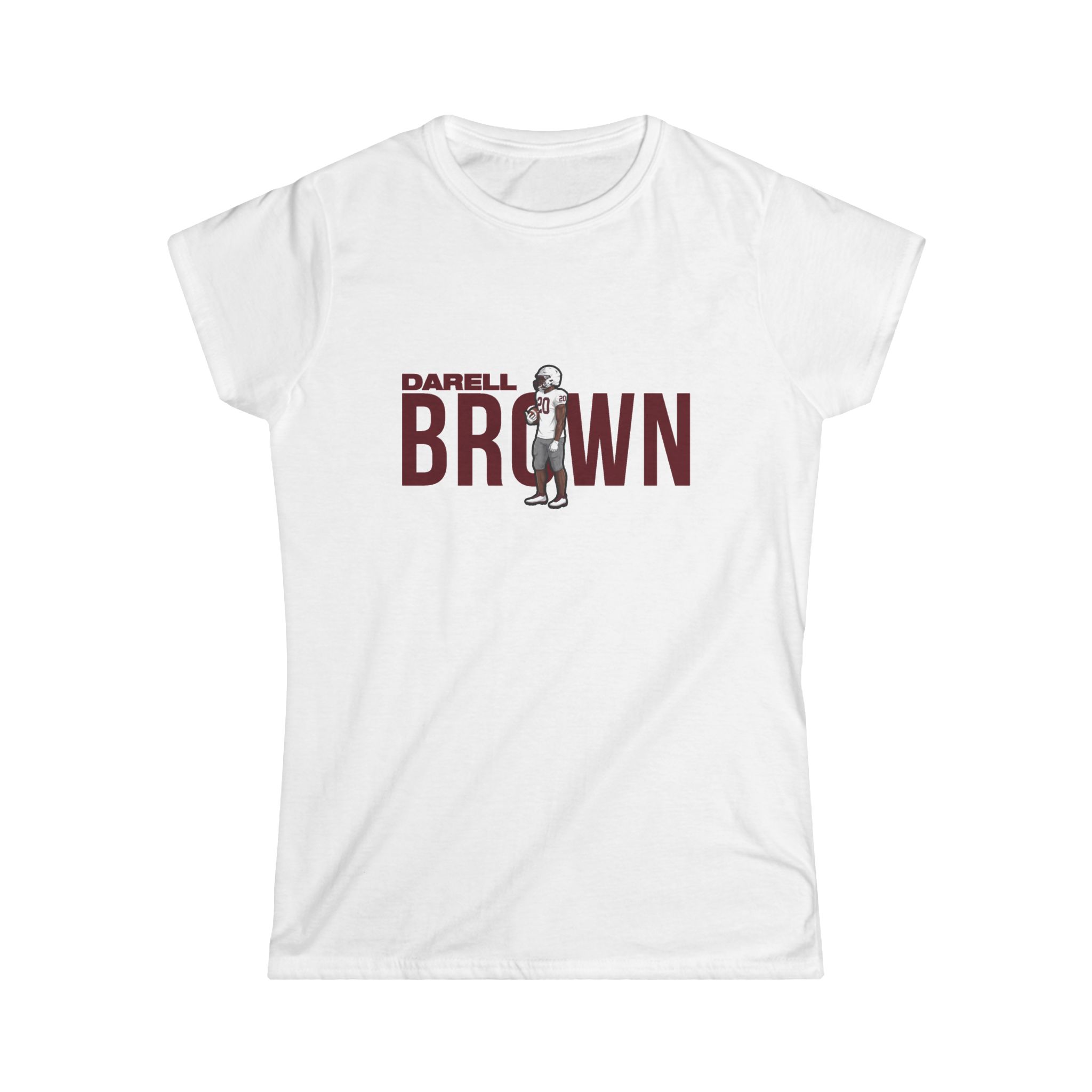 Women's Softstyle Tee — character_player_name in White