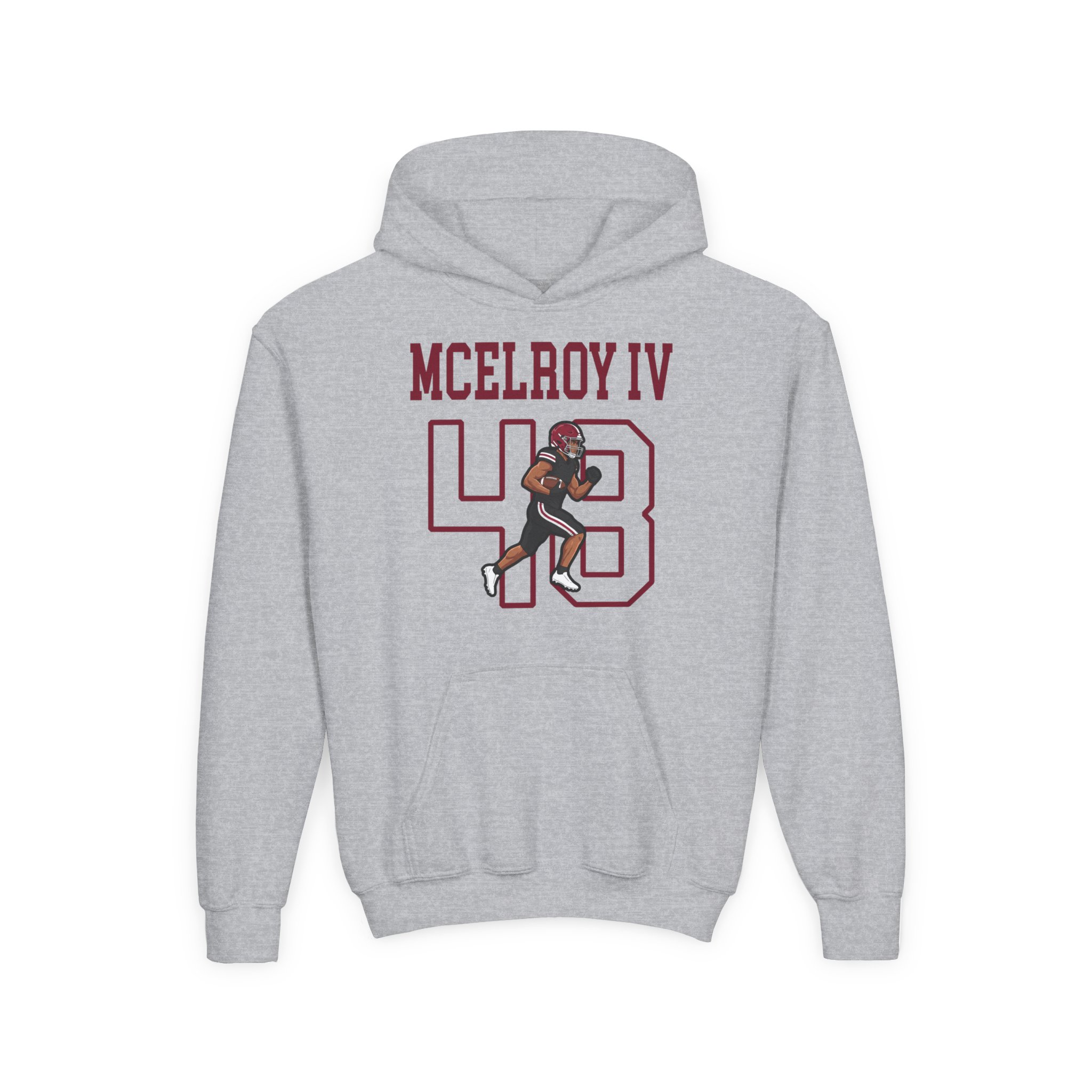 Youth Hoodie — character_shirsey in Grey