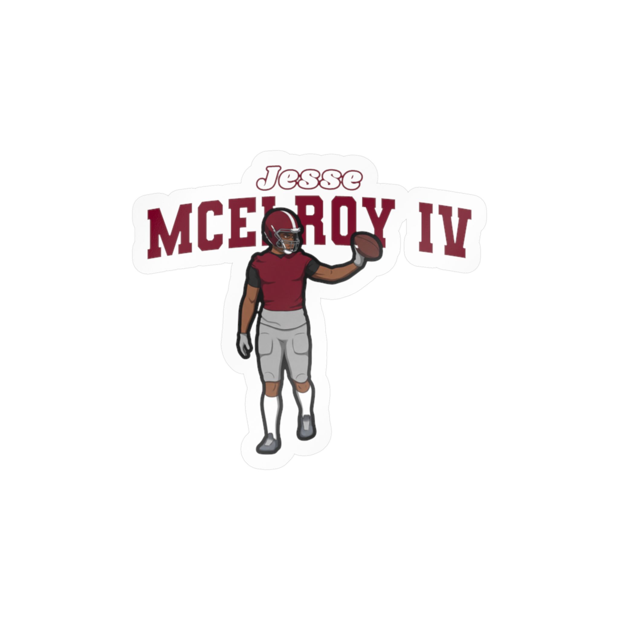 Vinyl Sticker — character_name_arch in Classic