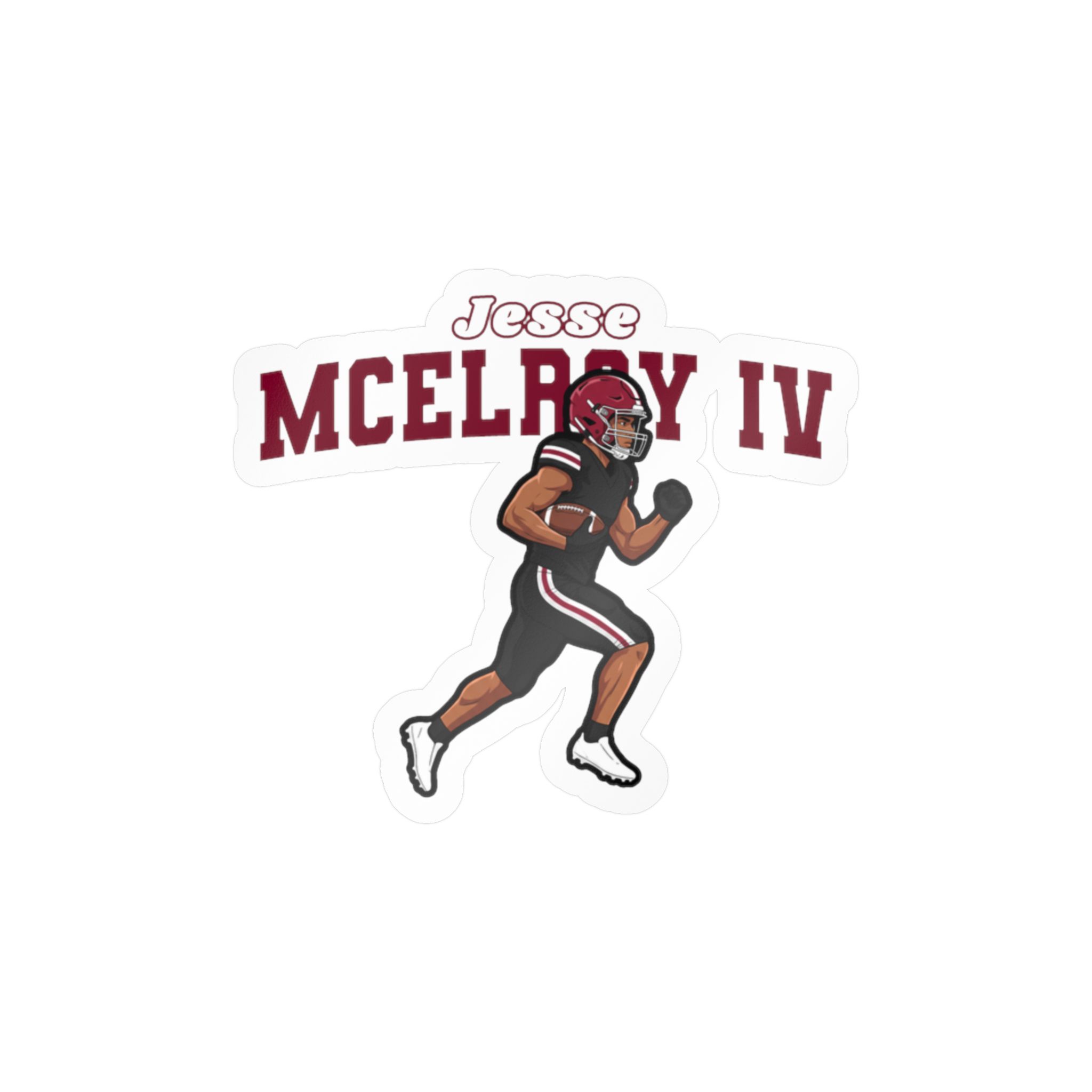 Vinyl Sticker — character_name_arch in Classic
