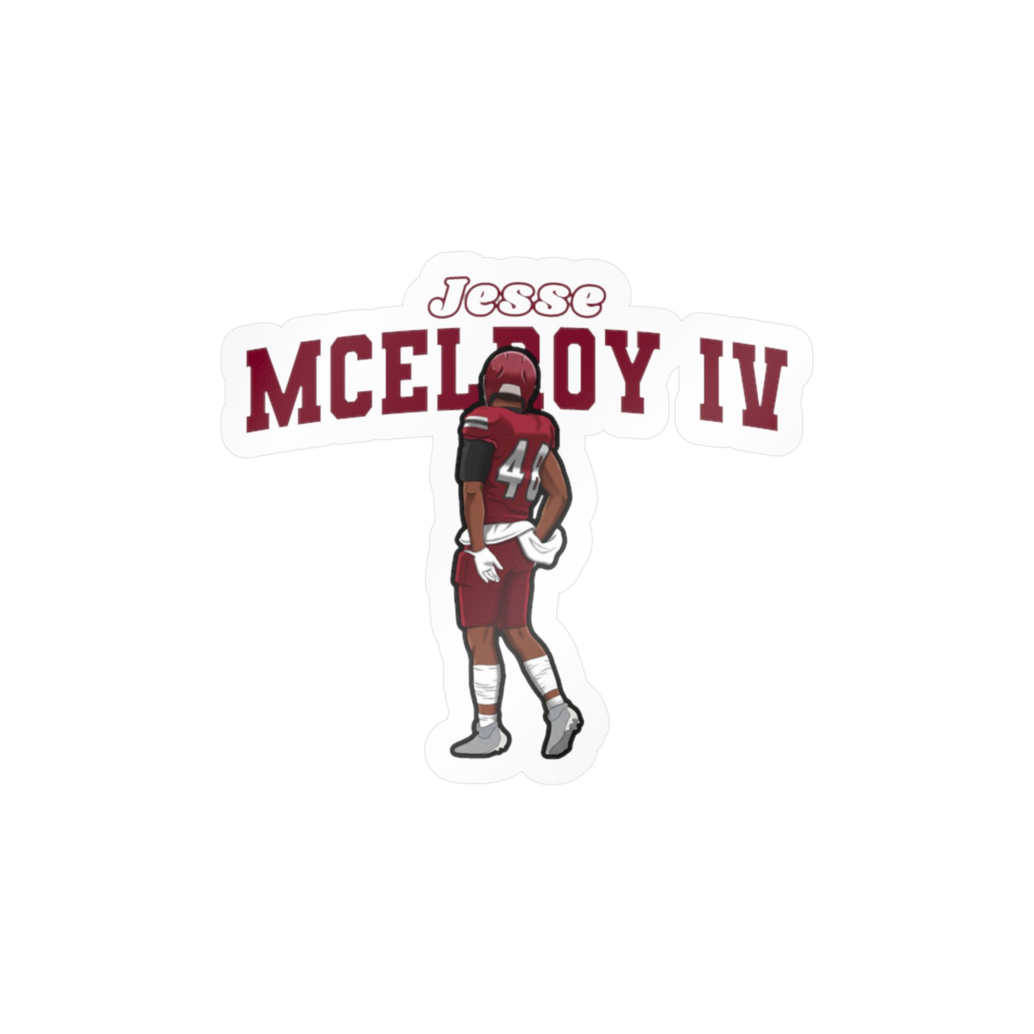 Vinyl Sticker — character_name_arch in Classic