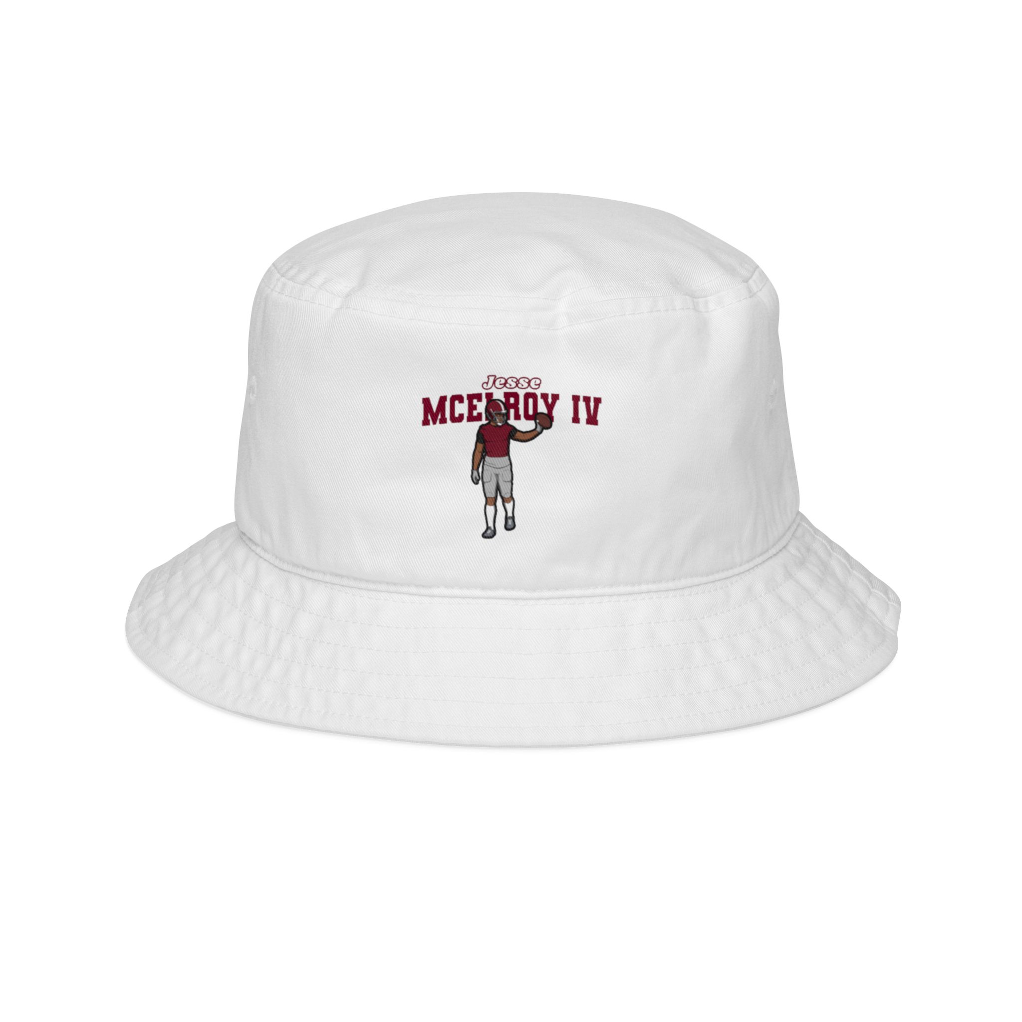 Bucket Hat — character_name_arch in White