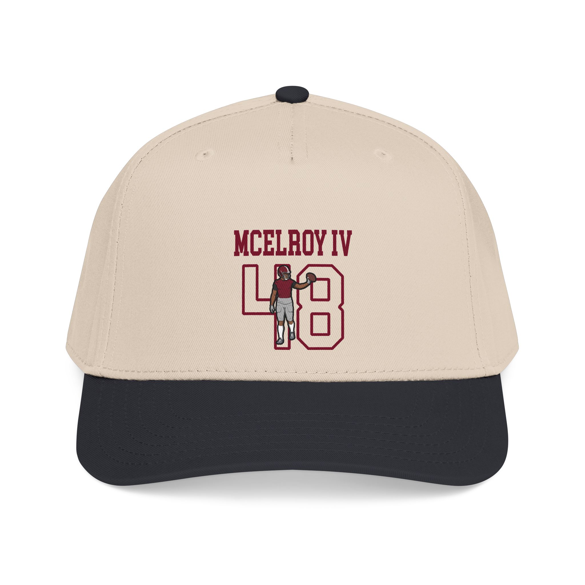 Baseball Cap — character_shirsey in Black / Natural