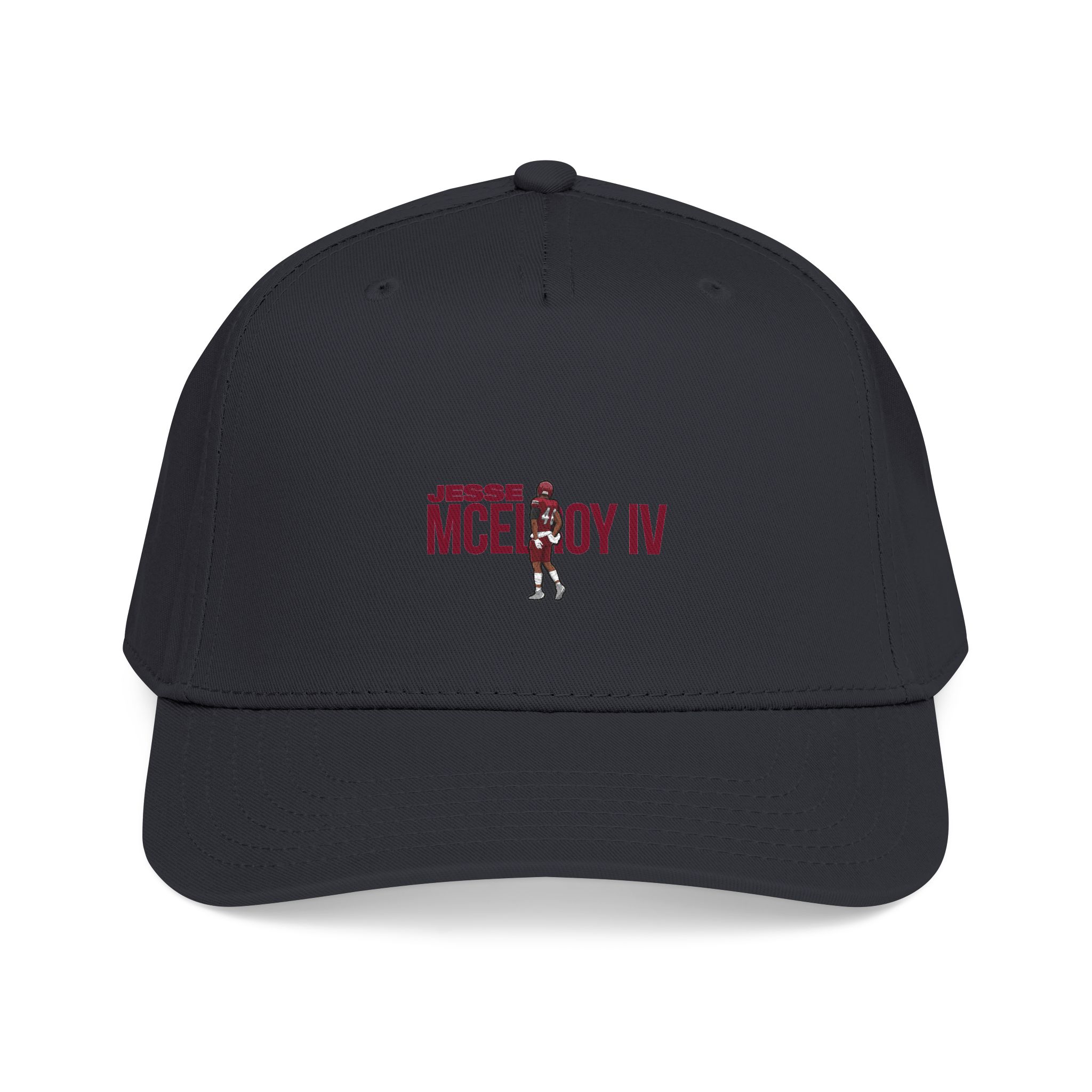 Baseball Cap — character_player_name in Black