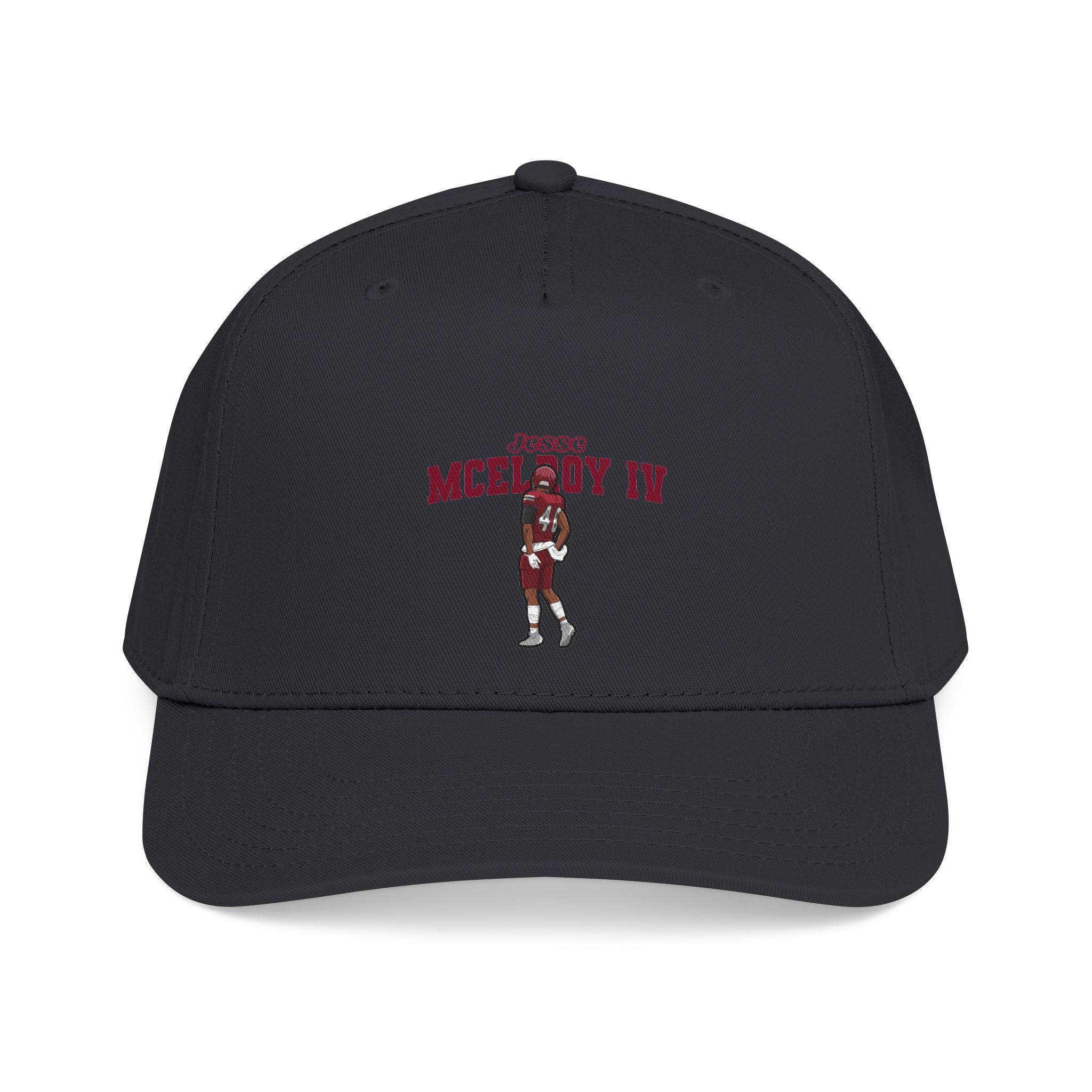Baseball Cap — character_name_arch in Black