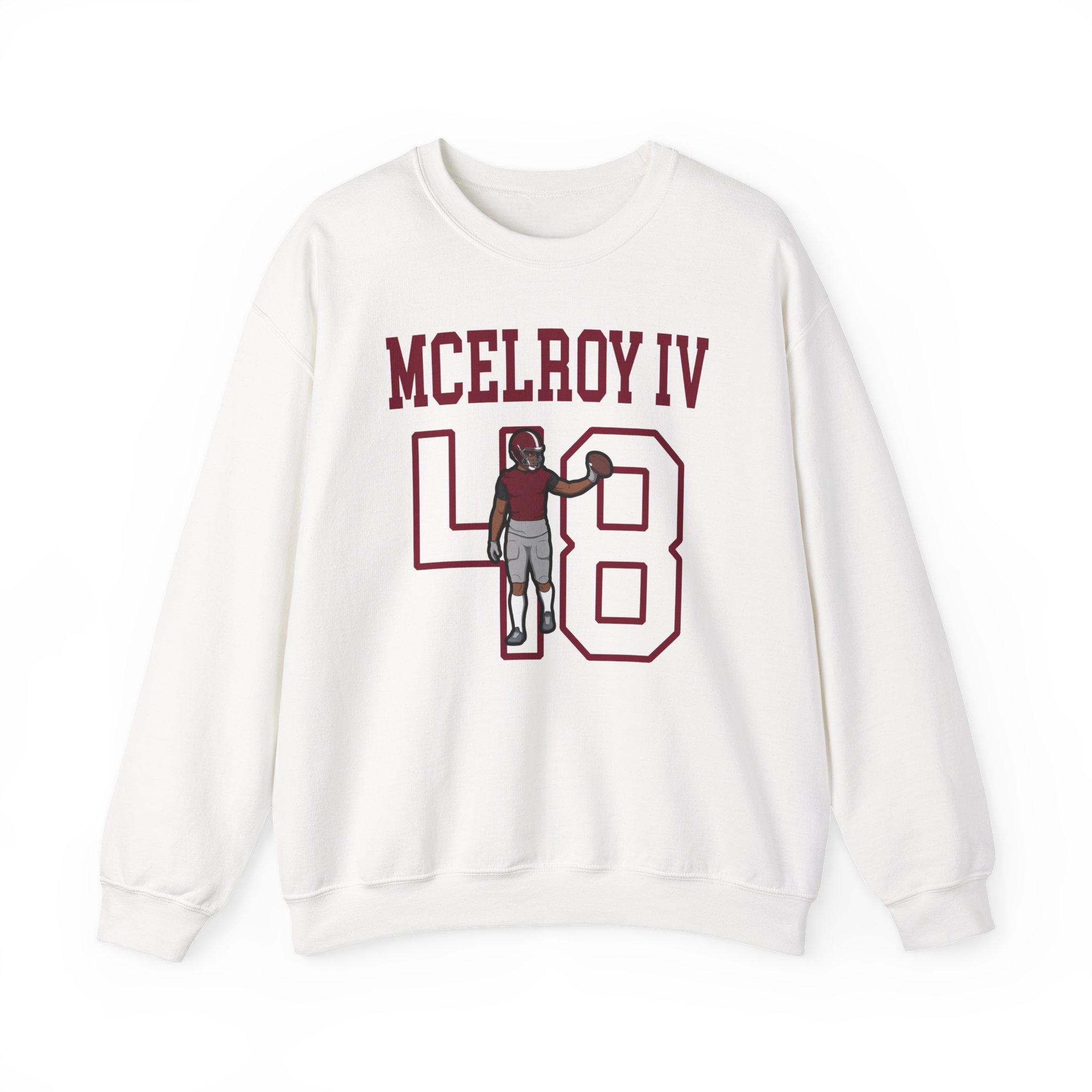 Crewneck Sweatshirt — character_shirsey in White