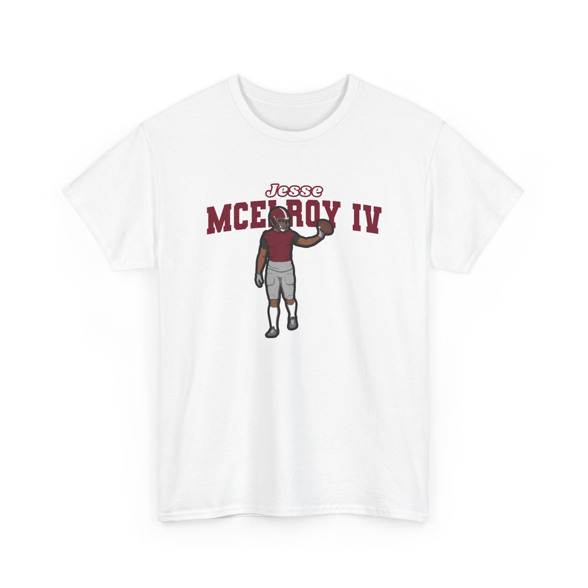 Tee — character_name_arch in White
