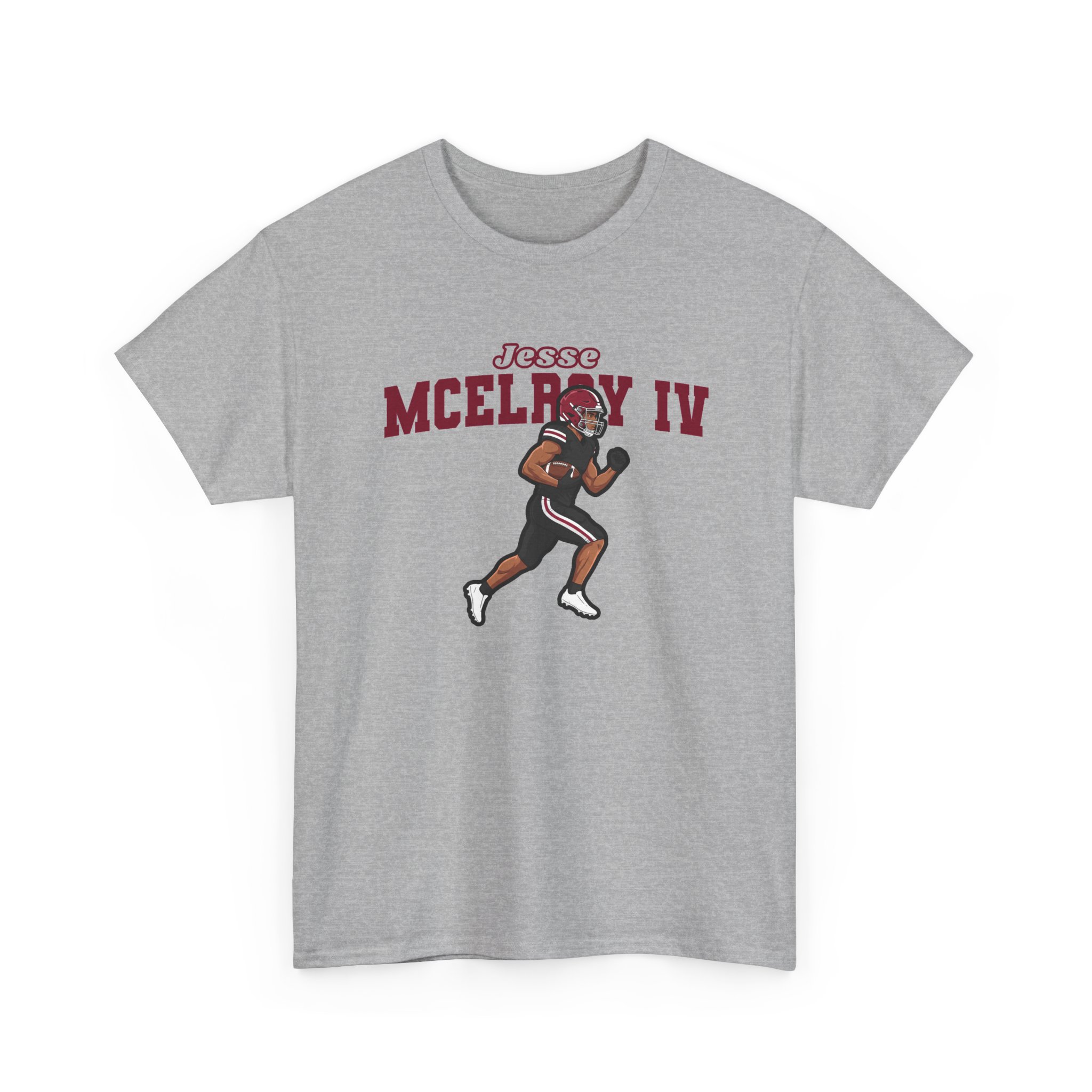 Tee — character_name_arch in Grey