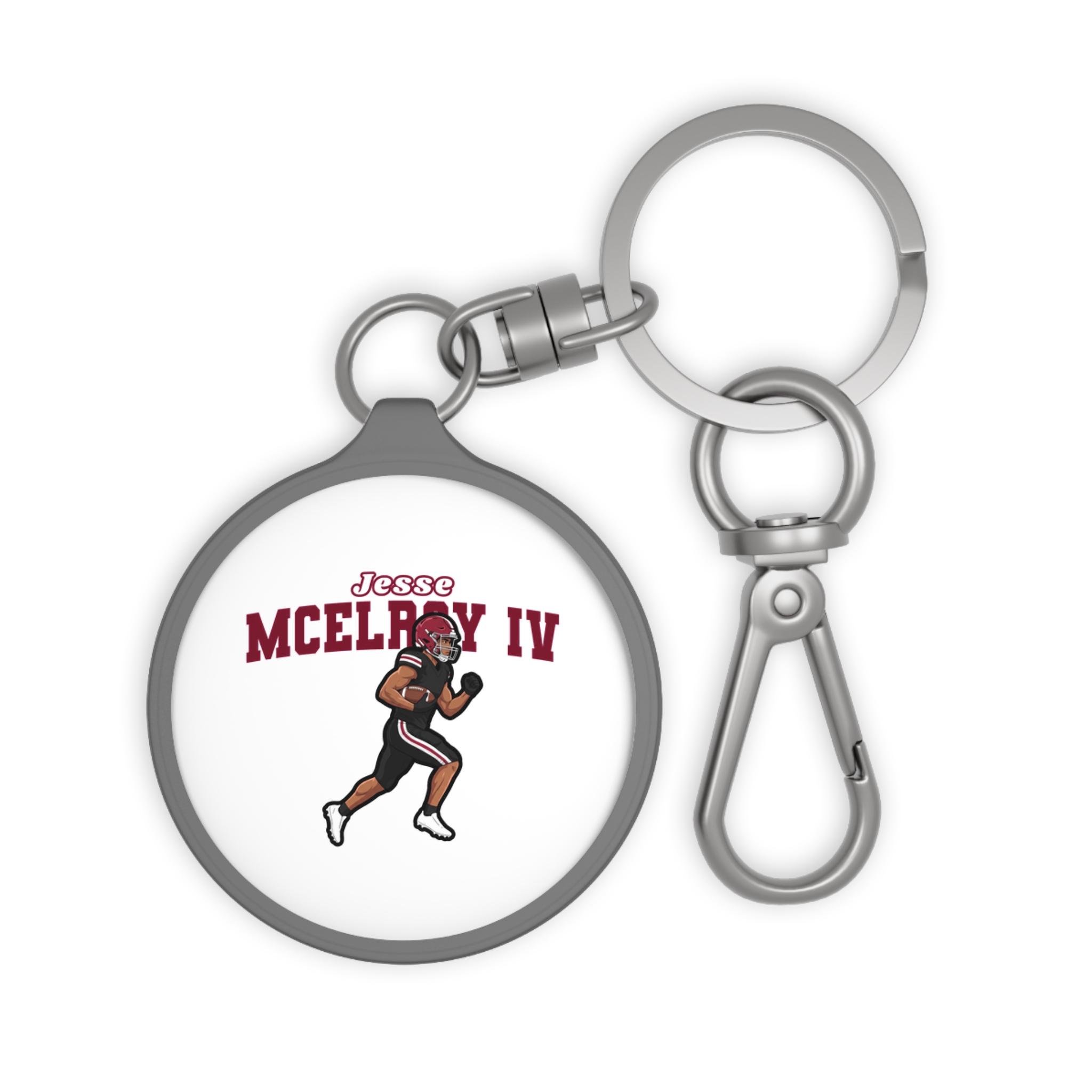 Keychain — character_name_arch in Grey
