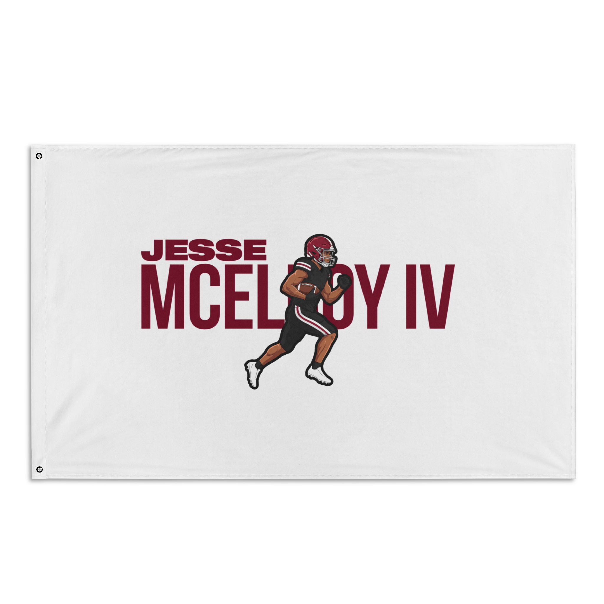 Flag (35 × 56 in) — character_player_name in Classic
