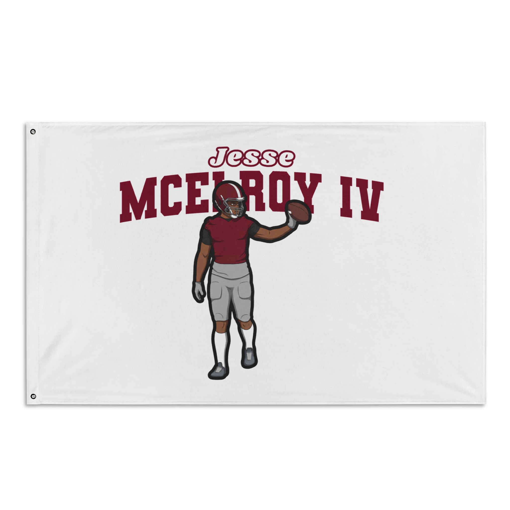 Flag (35 × 56 in) — character_name_arch in Classic