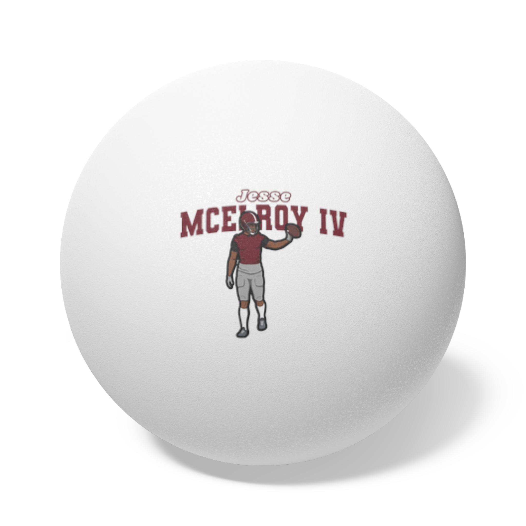 Ping Pong Balls, 6 pcs — character_name_arch in White