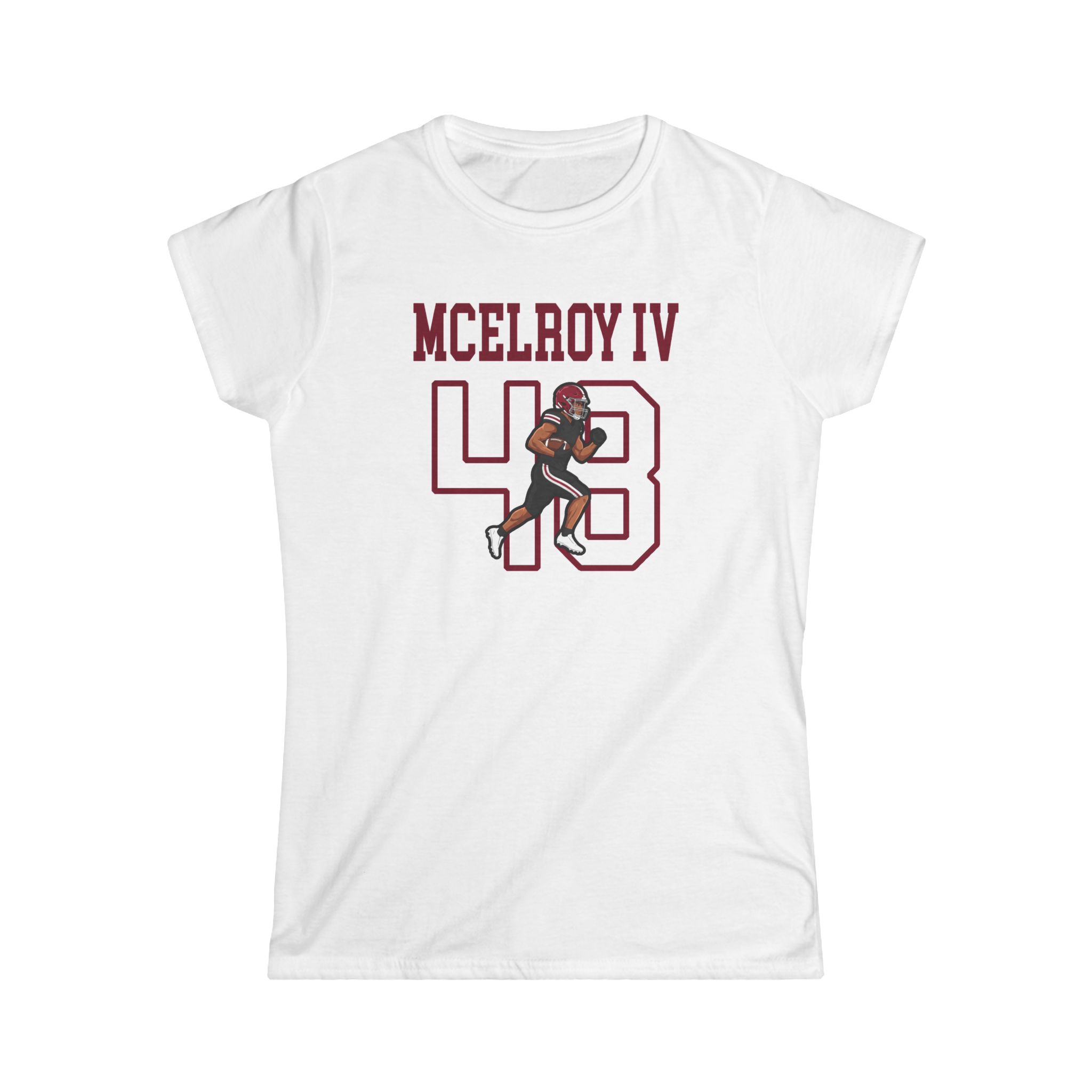 Women's Softstyle Tee — character_shirsey in White