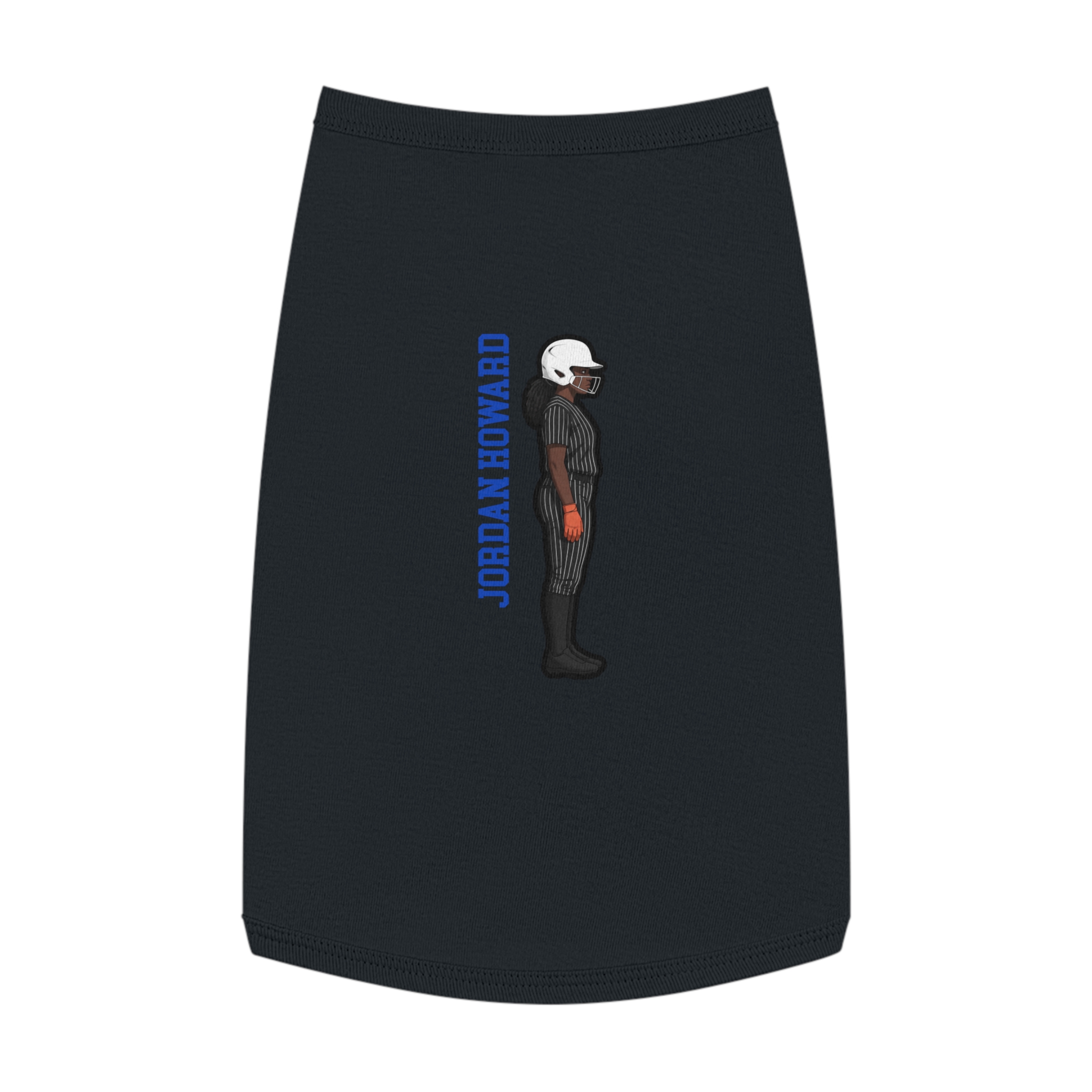 Pet Tank Top — character_name_vertical in White