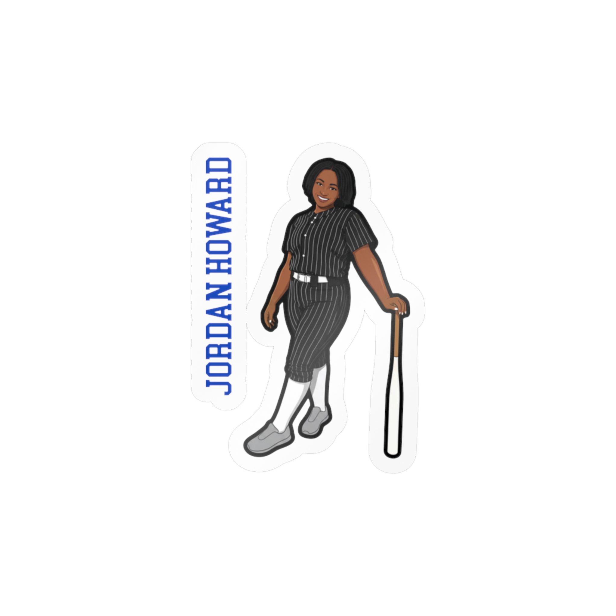 Vinyl Sticker — character_name_vertical in Classic