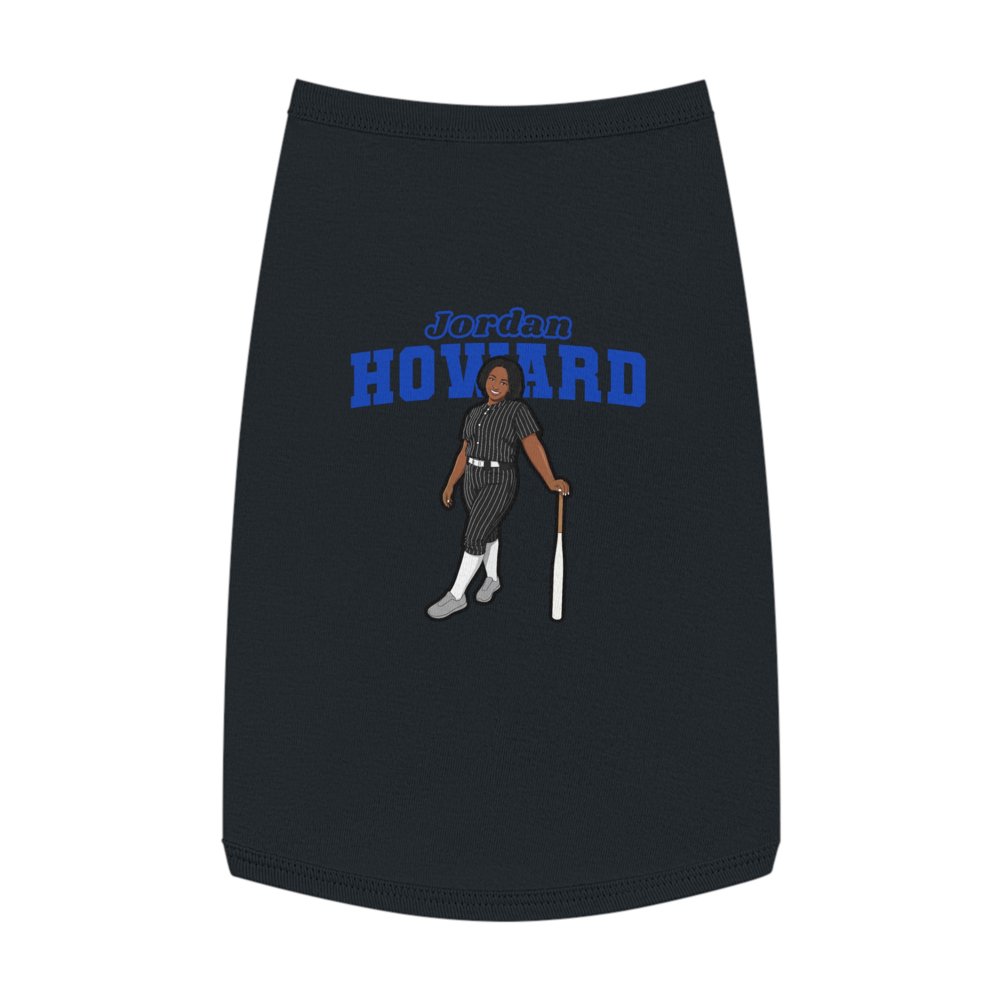 Pet Tank Top — character_name_arch in Black