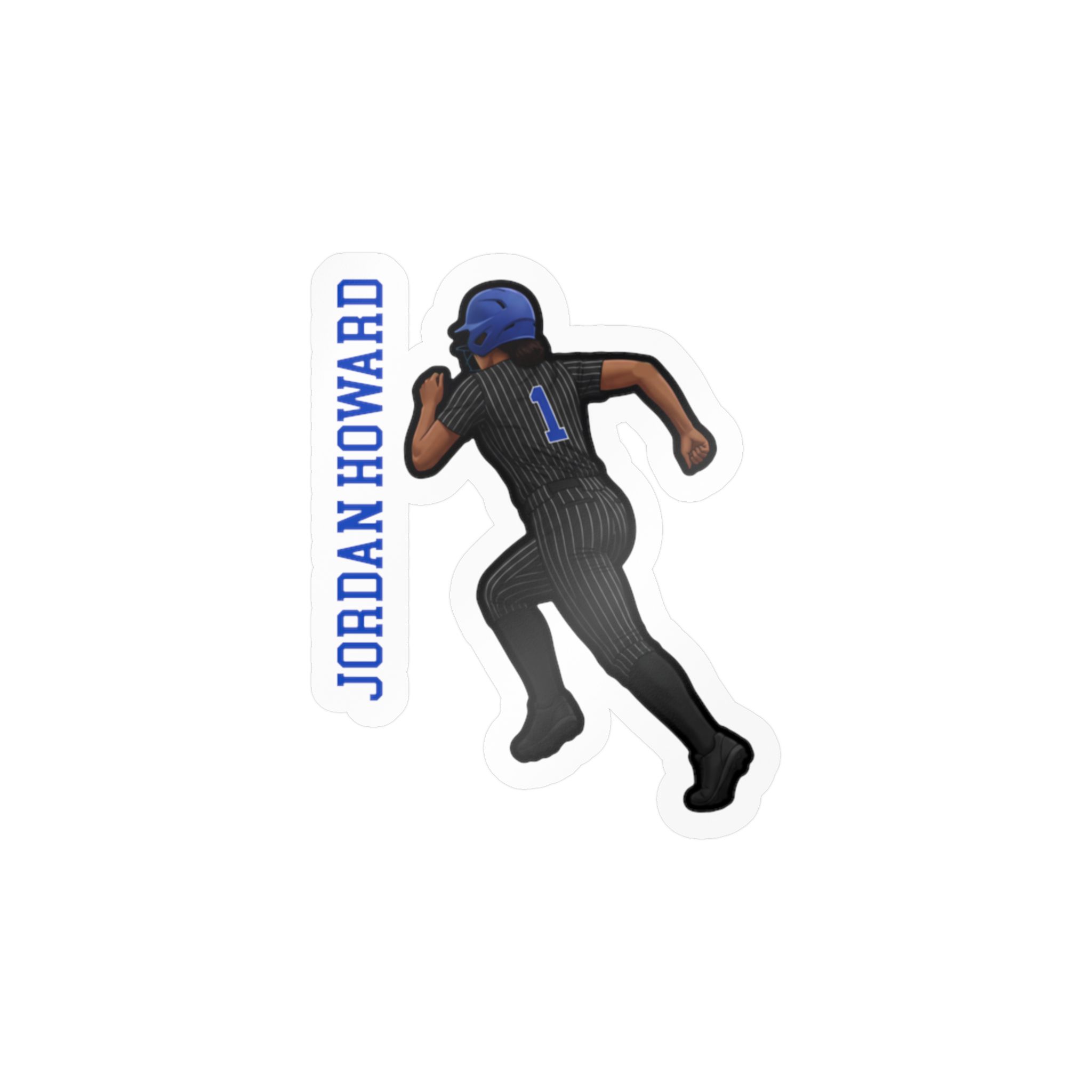 Vinyl Sticker — character_name_vertical in Classic