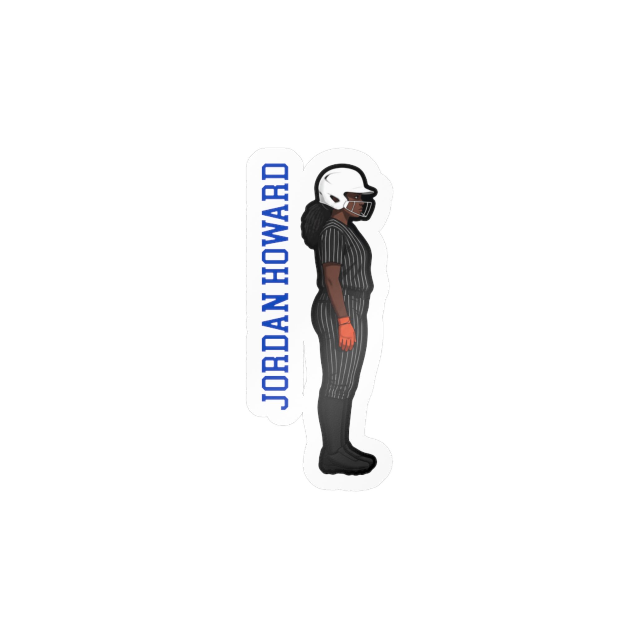 Vinyl Sticker — character_name_vertical in Classic
