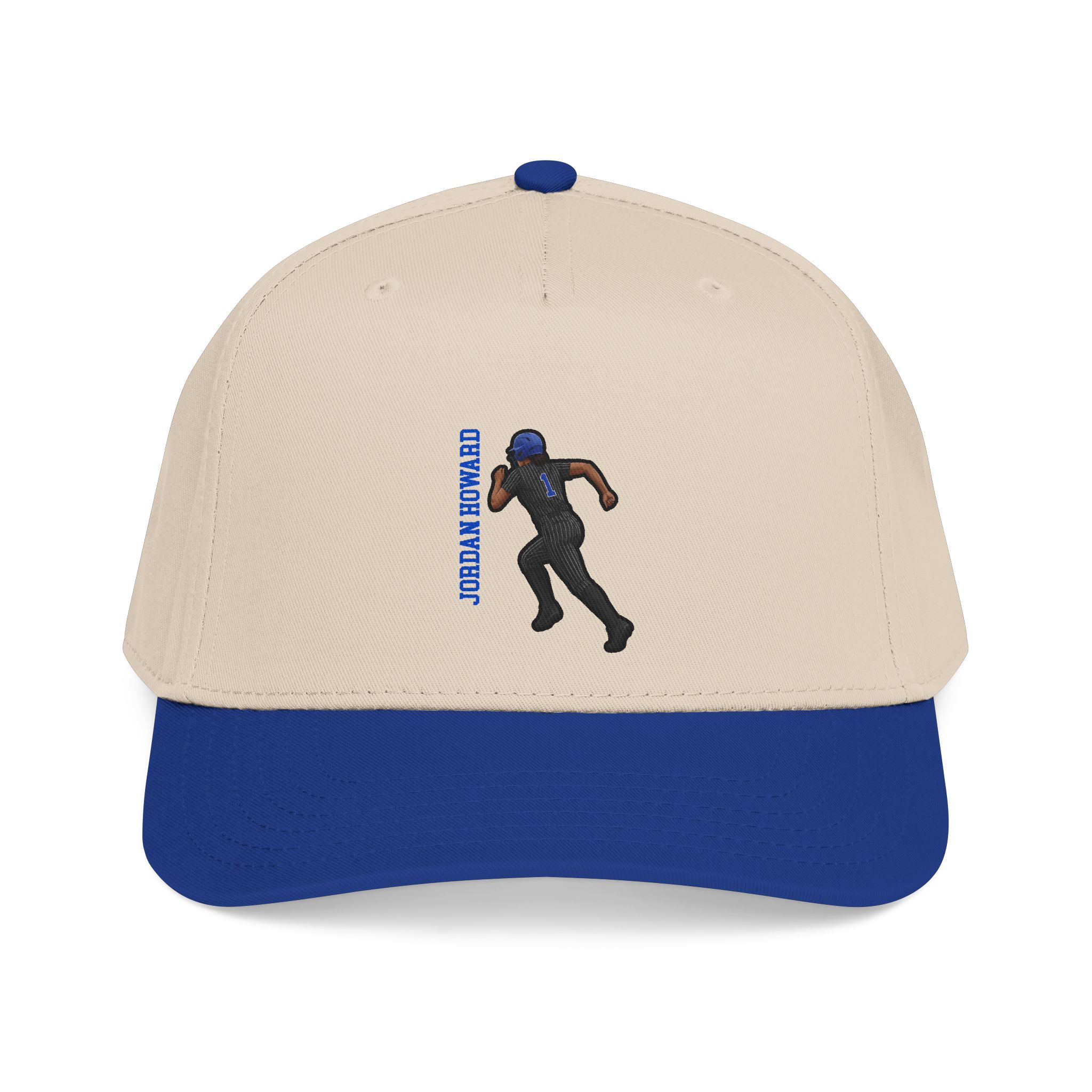 Baseball Cap — character_name_vertical in Royal / Natural