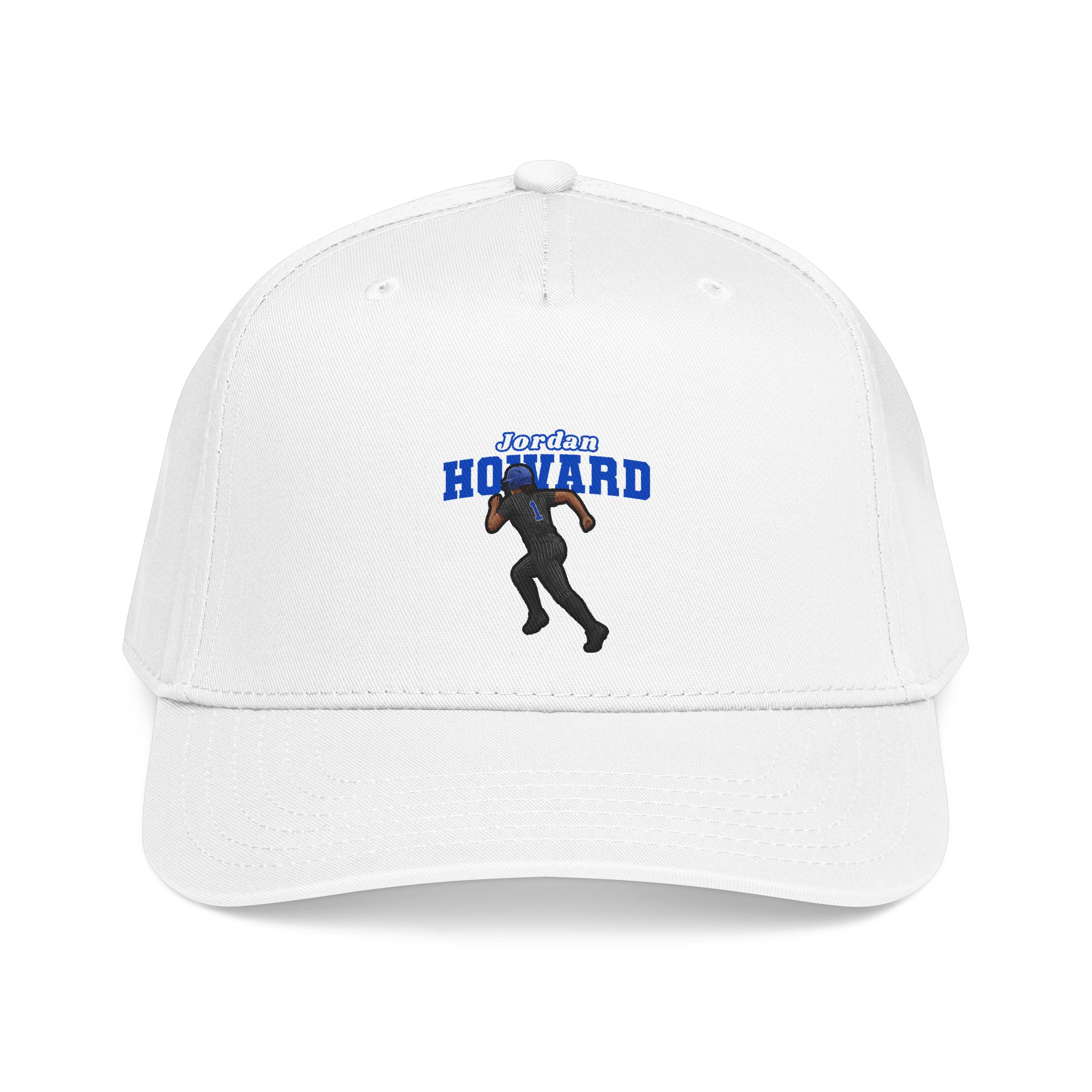 Baseball Cap — character_name_arch in White