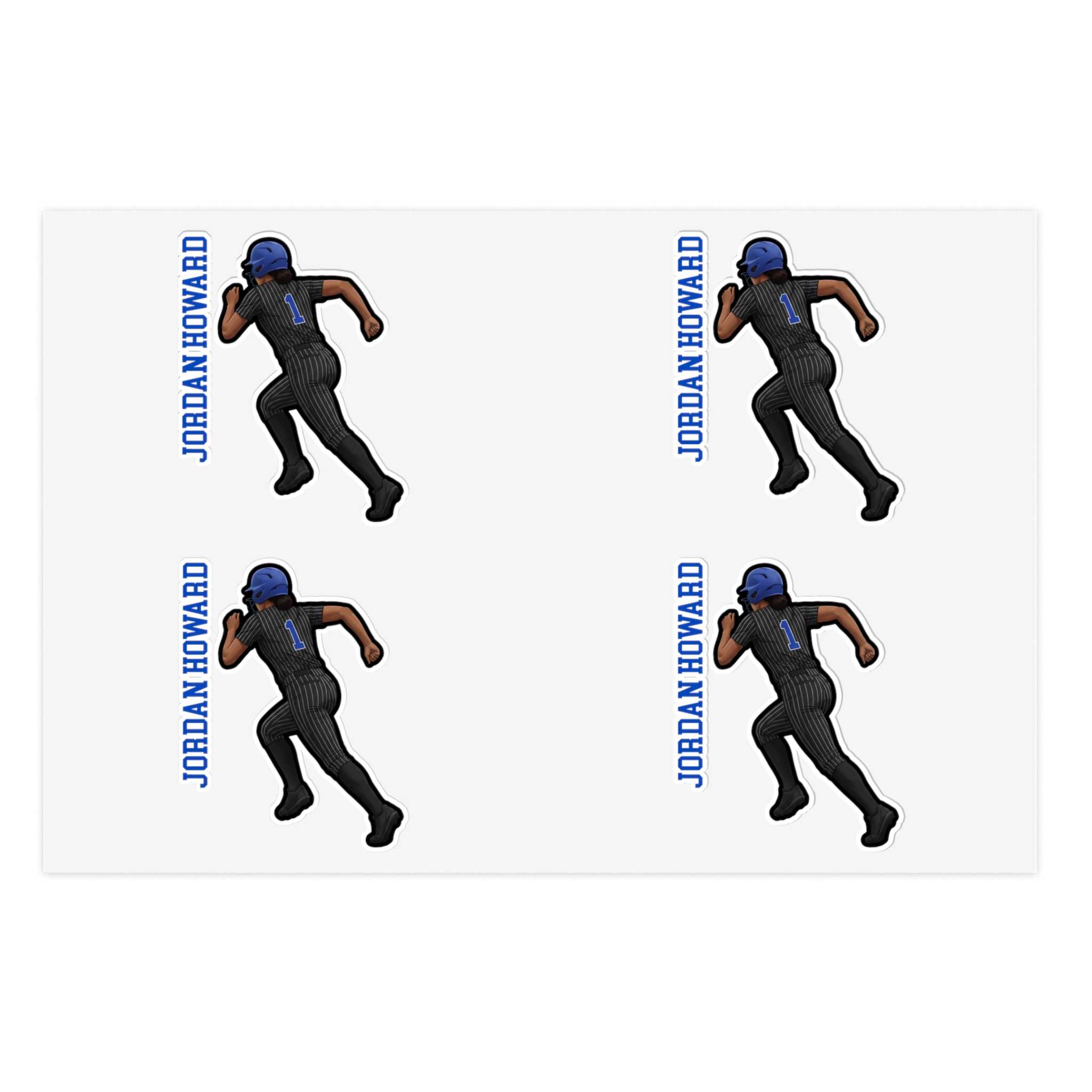 Sticker Sheet — character_name_vertical in Classic
