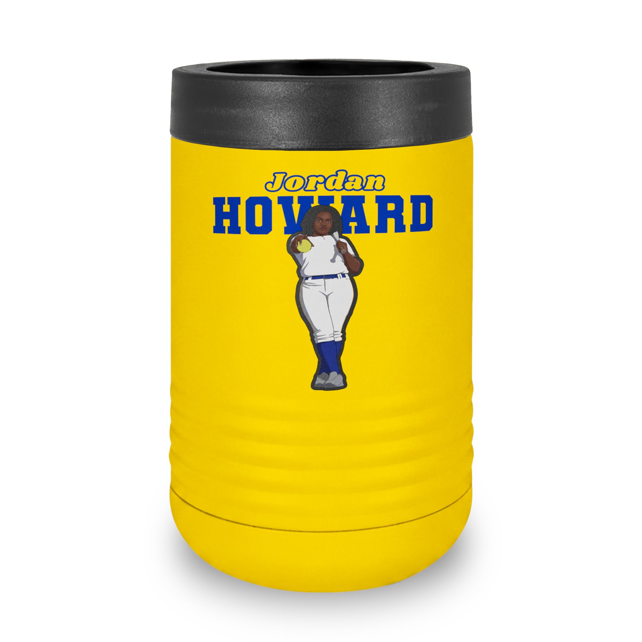 Stainless Can Cooler — character_name_arch in Yellow