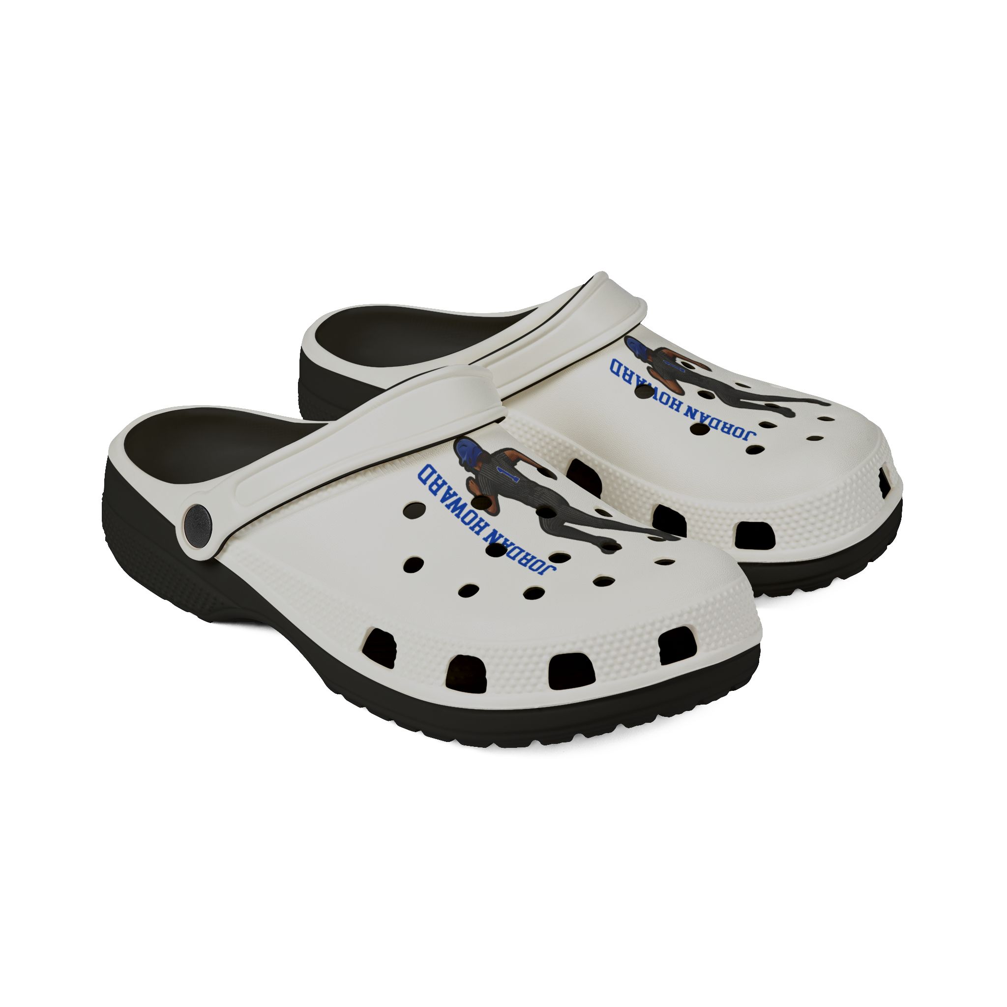 Rubber Clogs — character_name_vertical in Black