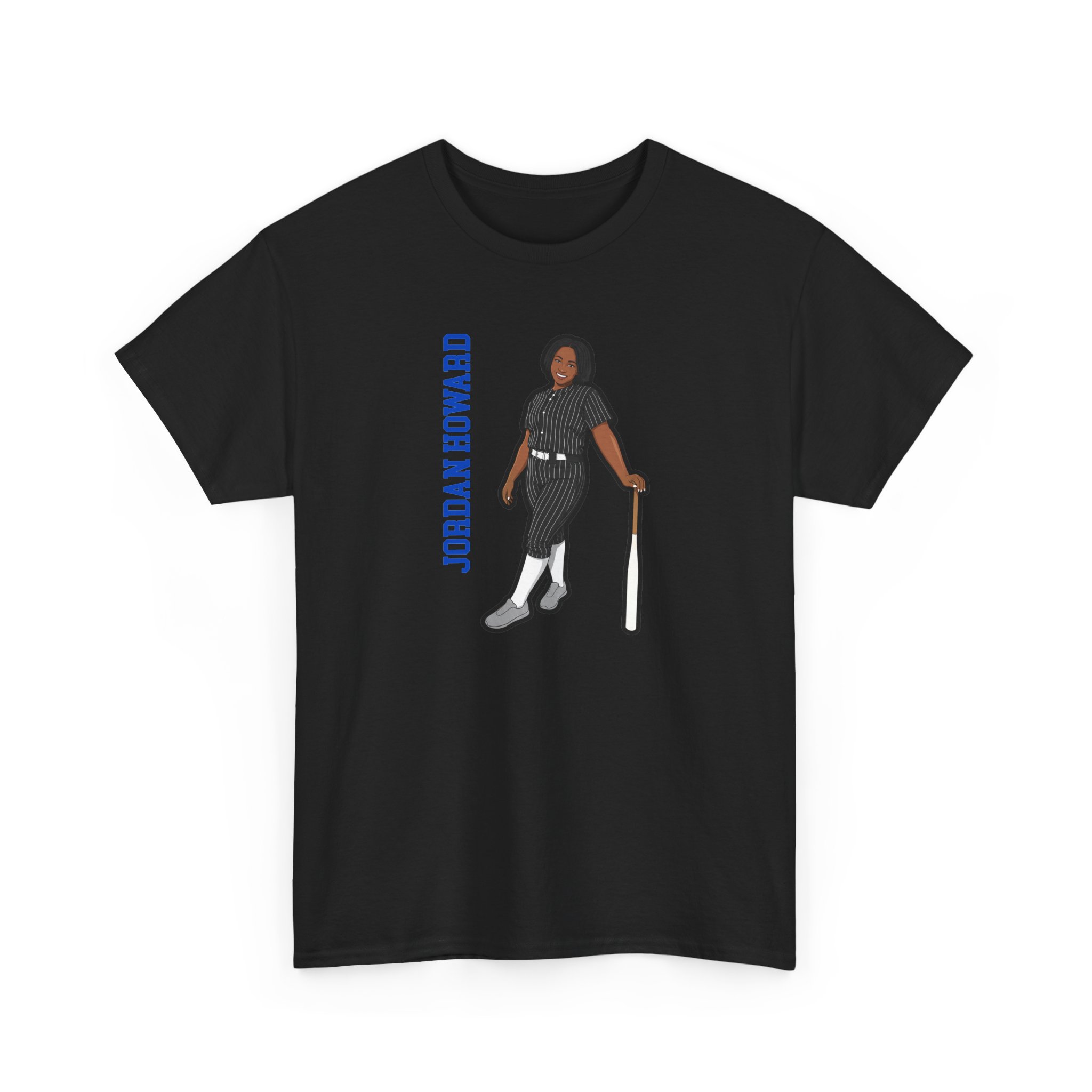 Tee — character_name_vertical in Black