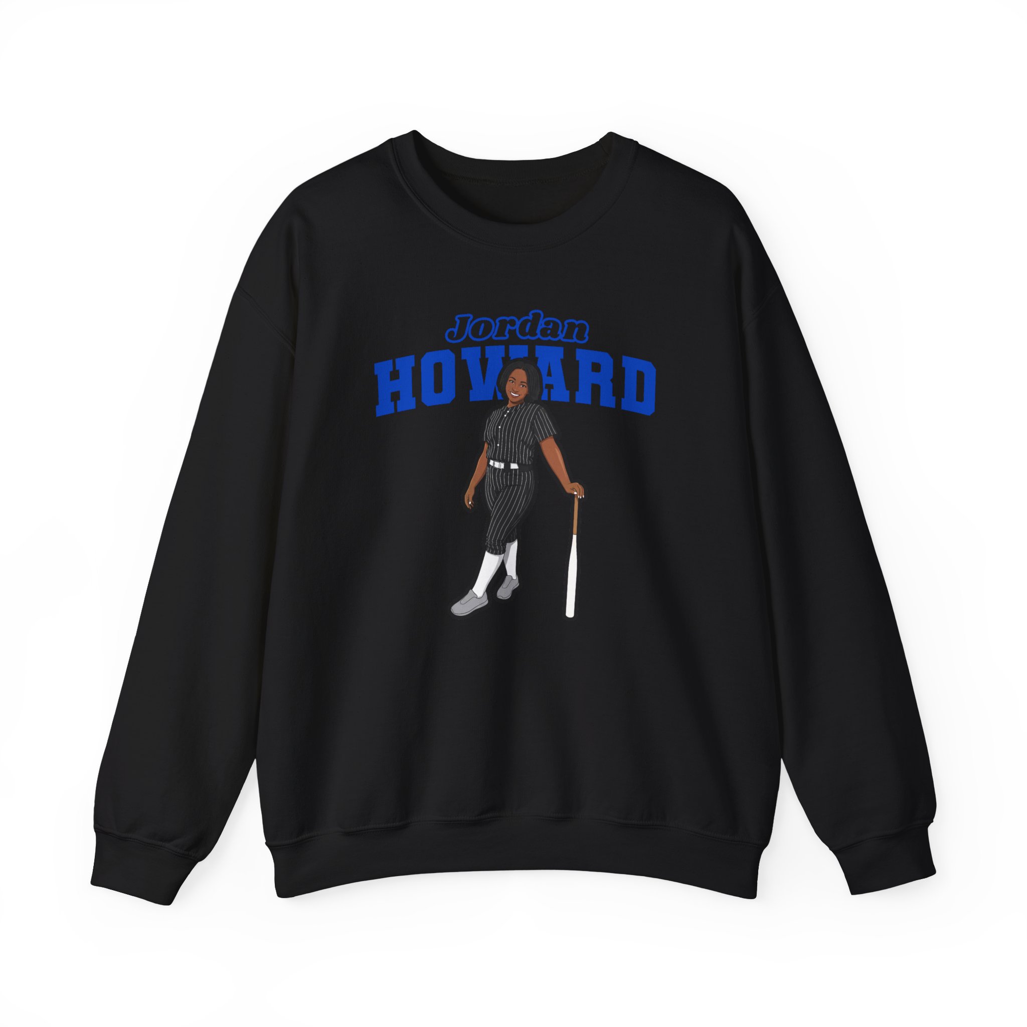 Crewneck Sweatshirt — character_name_arch in Black