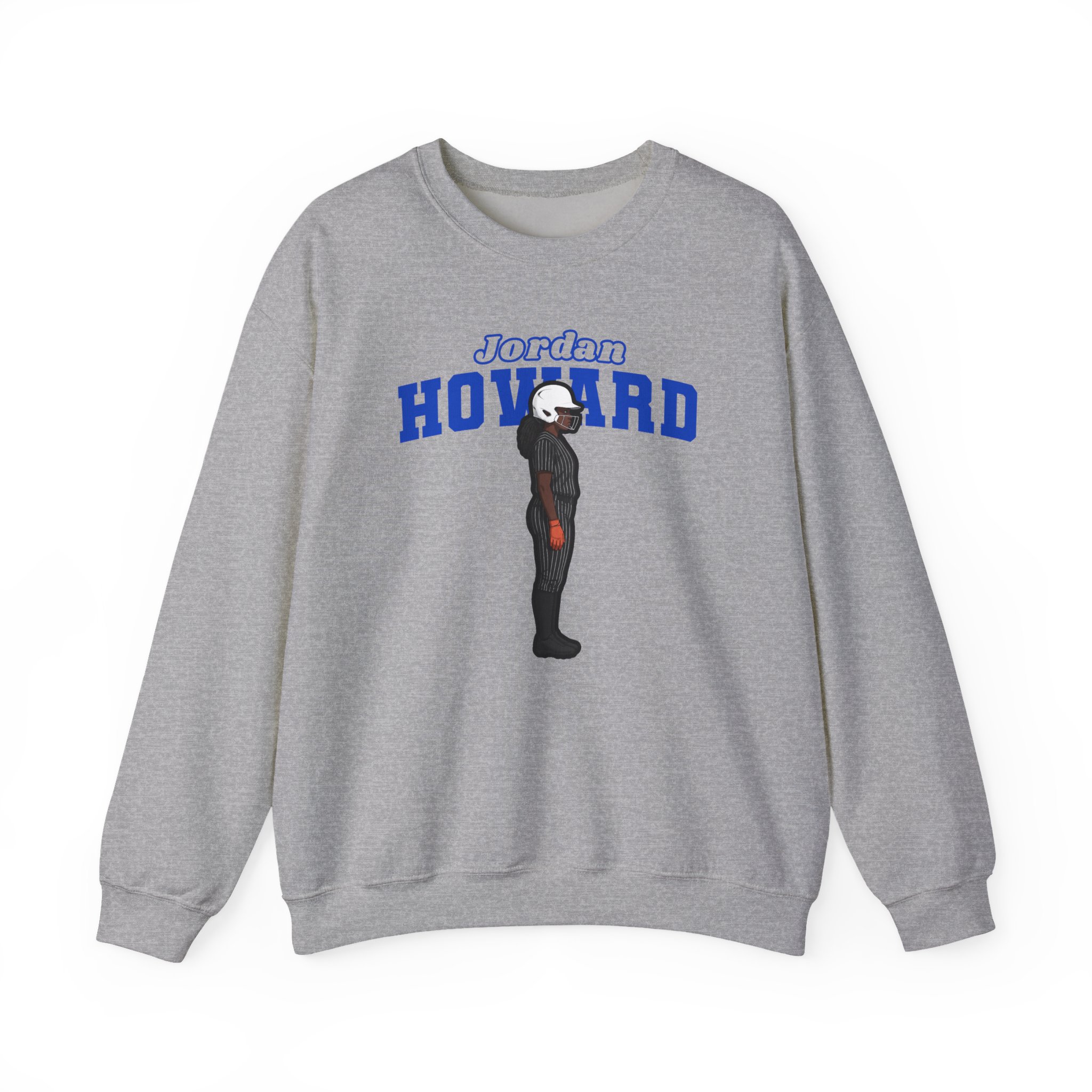 Crewneck Sweatshirt — character_name_arch in Grey