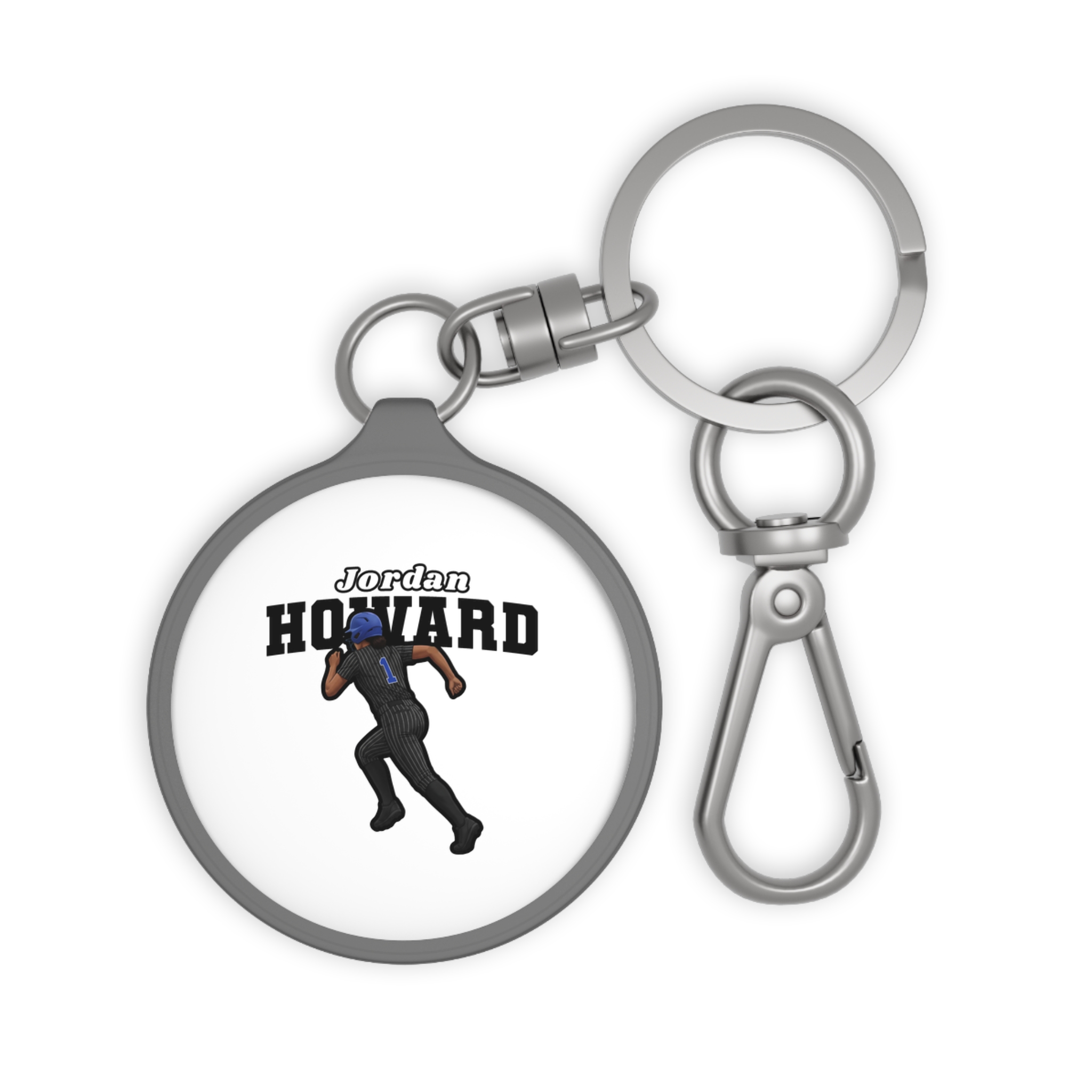 Keychain — character_name_arch in Grey