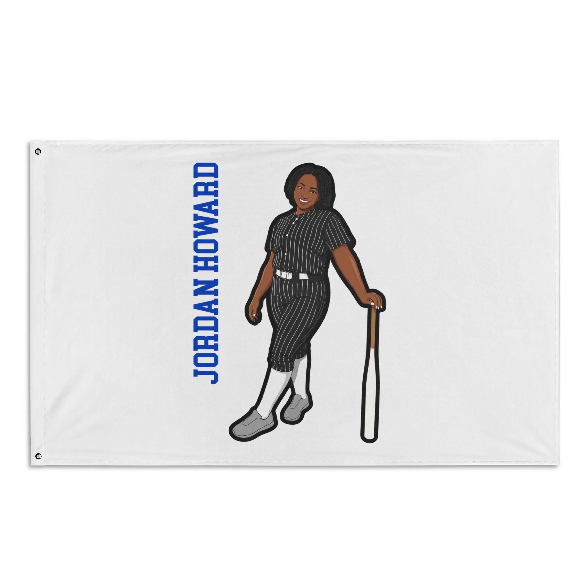 Flag (35 × 56 in) — character_name_vertical in Classic