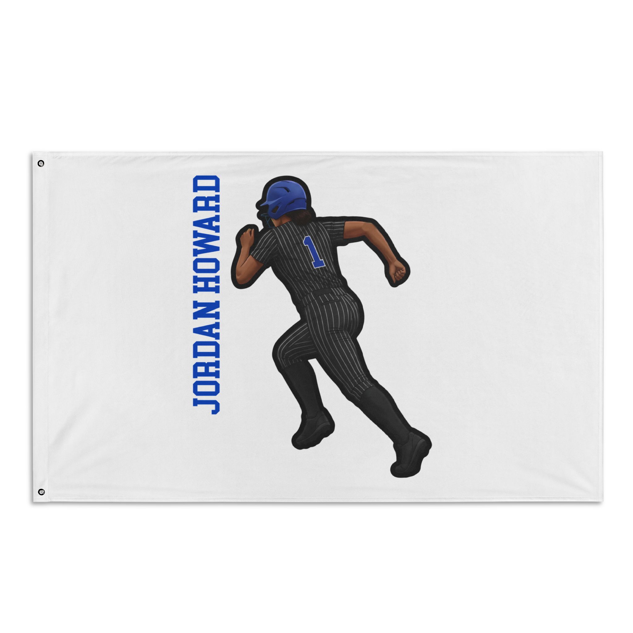 Flag (35 × 56 in) — character_name_vertical in Classic