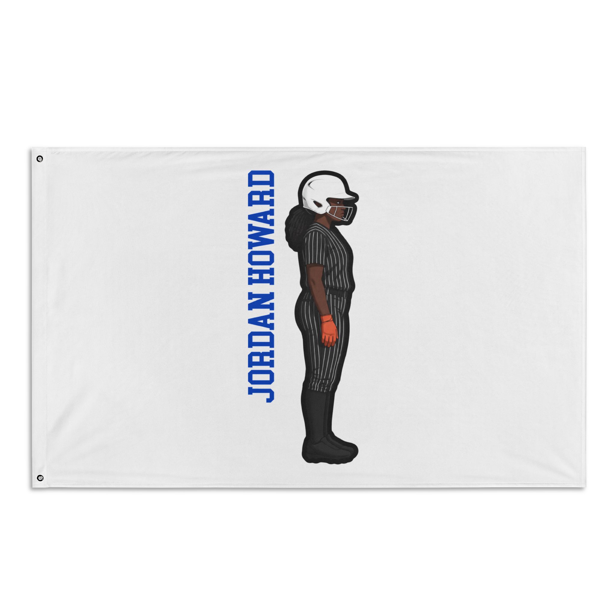 Flag (35 × 56 in) — character_name_vertical in Classic