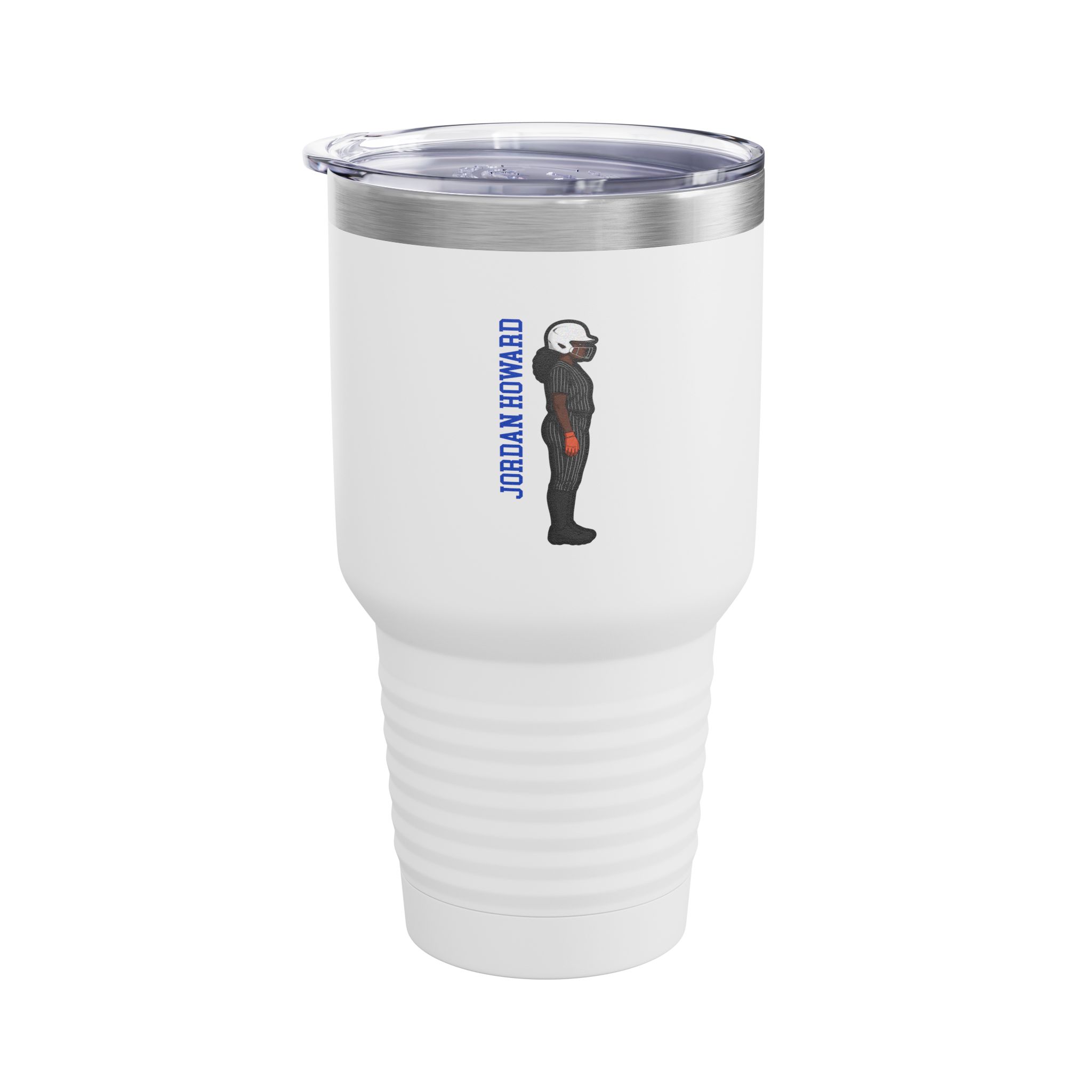 30oz Tumbler — character_name_vertical in White