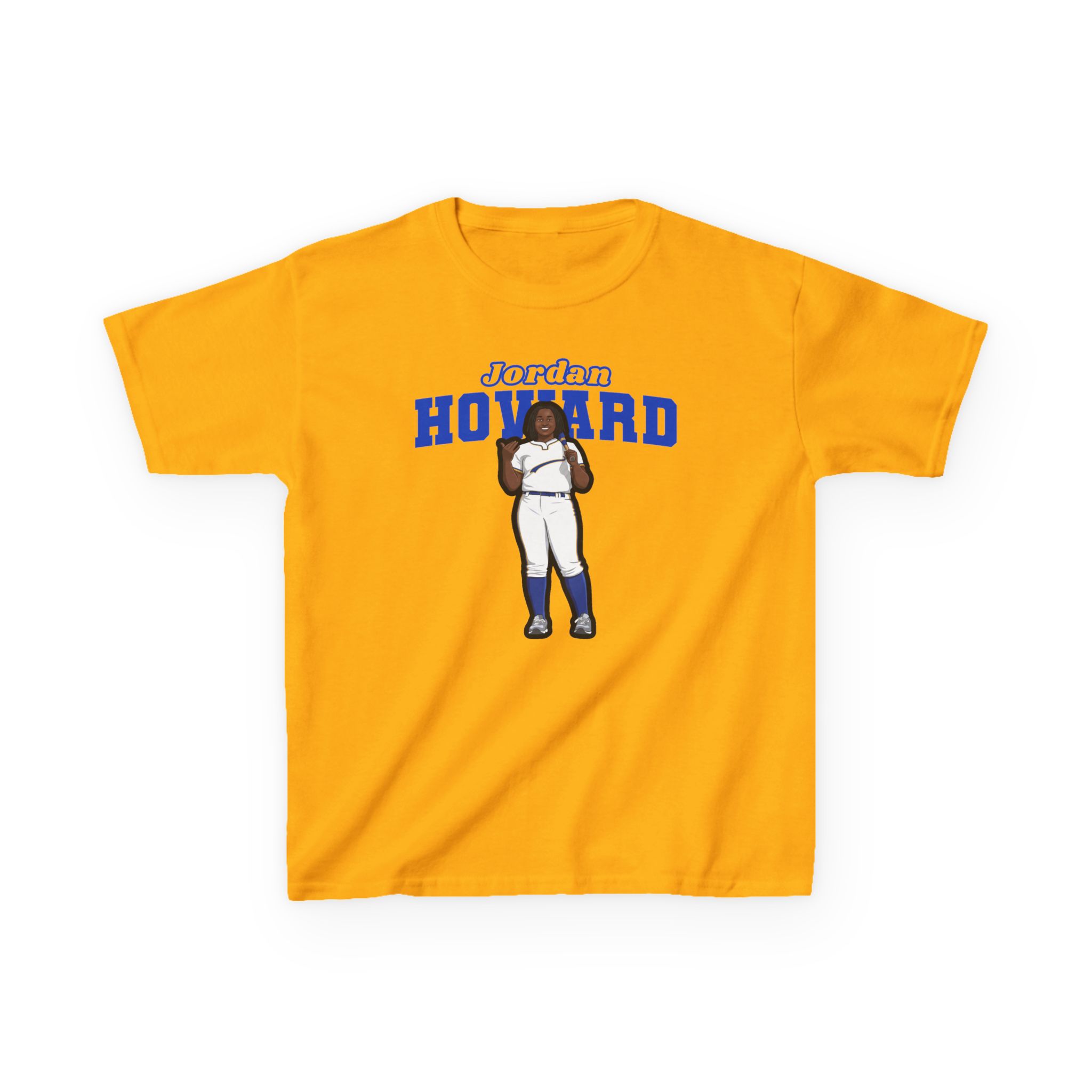 Youth Tee — character_name_arch in Gold