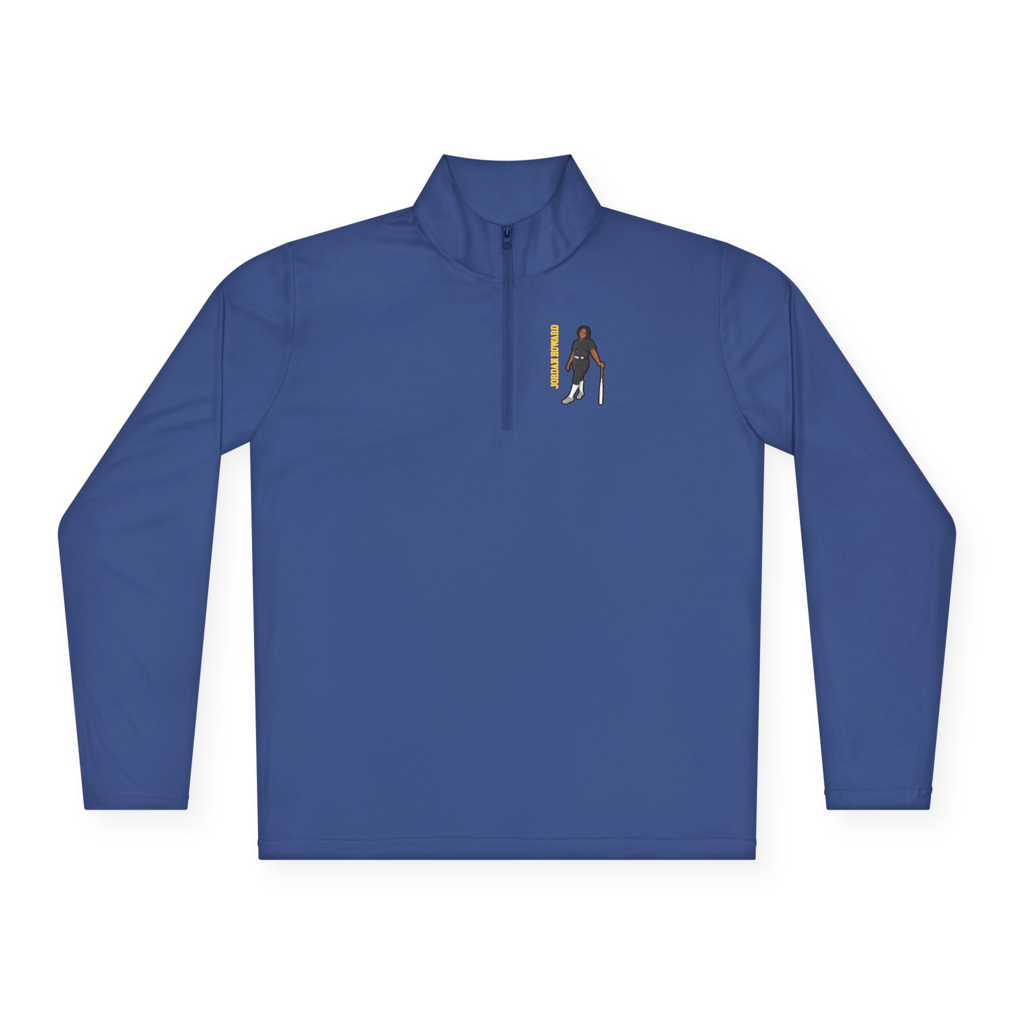 Q-Zip Pullover — character_name_vertical in Royal