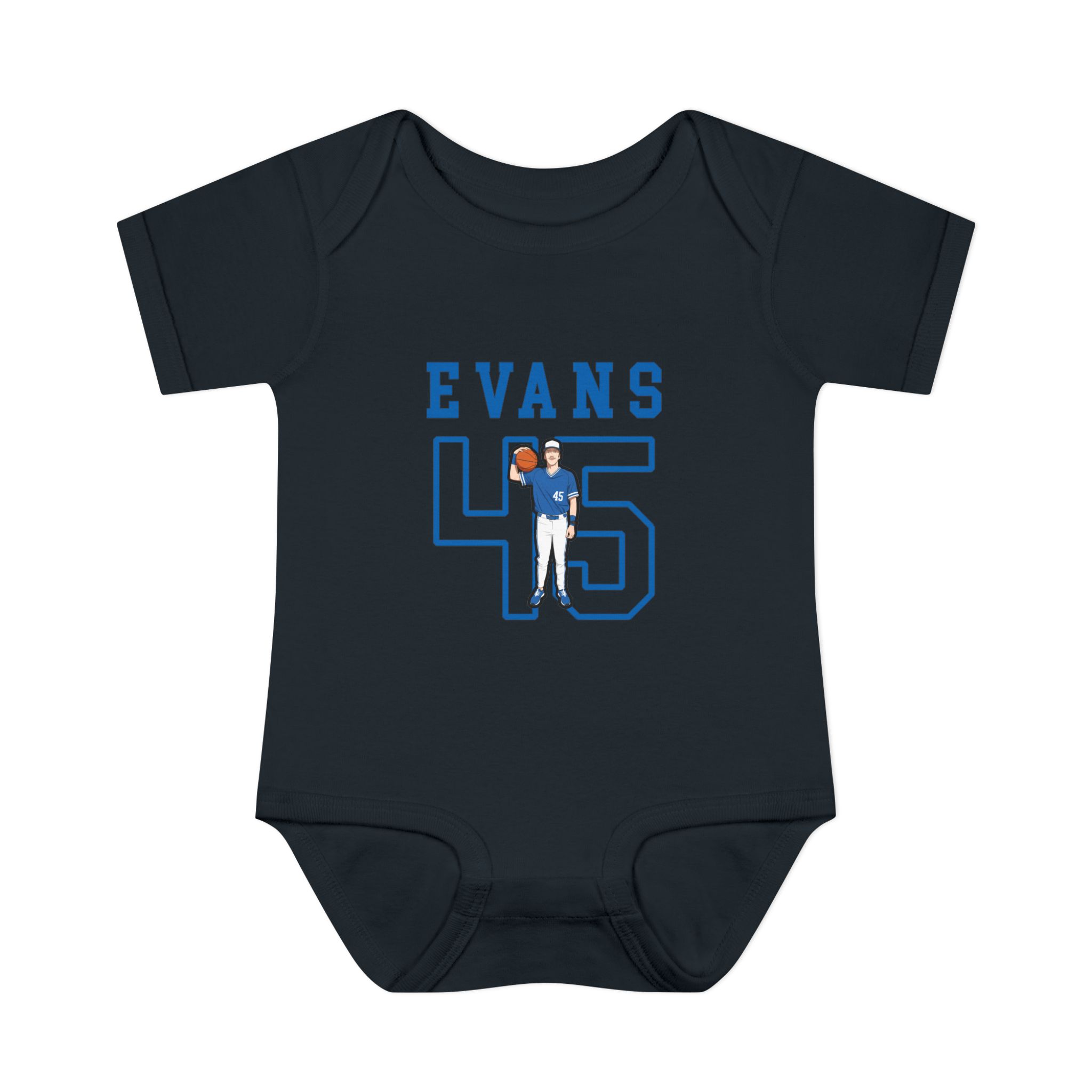 Baby Onesie — character_shirsey in Black
