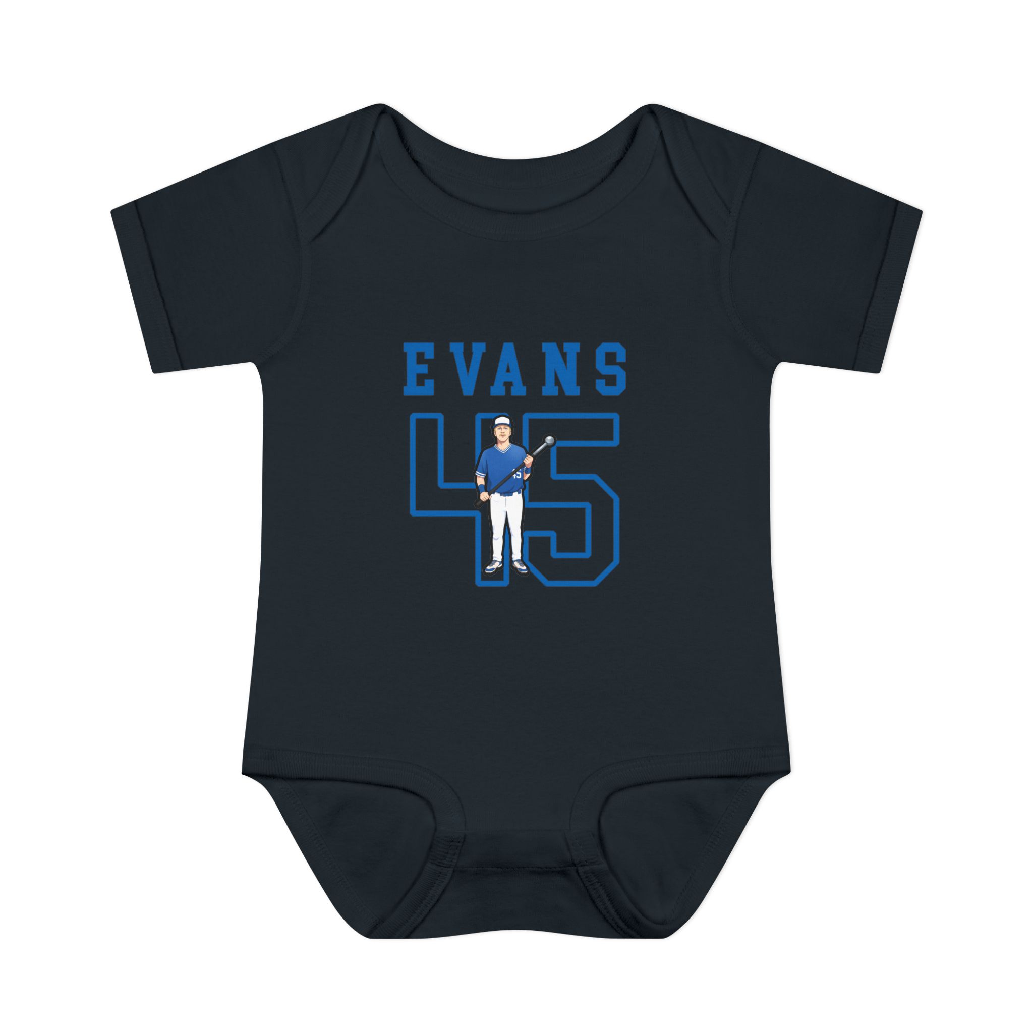 Baby Onesie — character_shirsey in Black