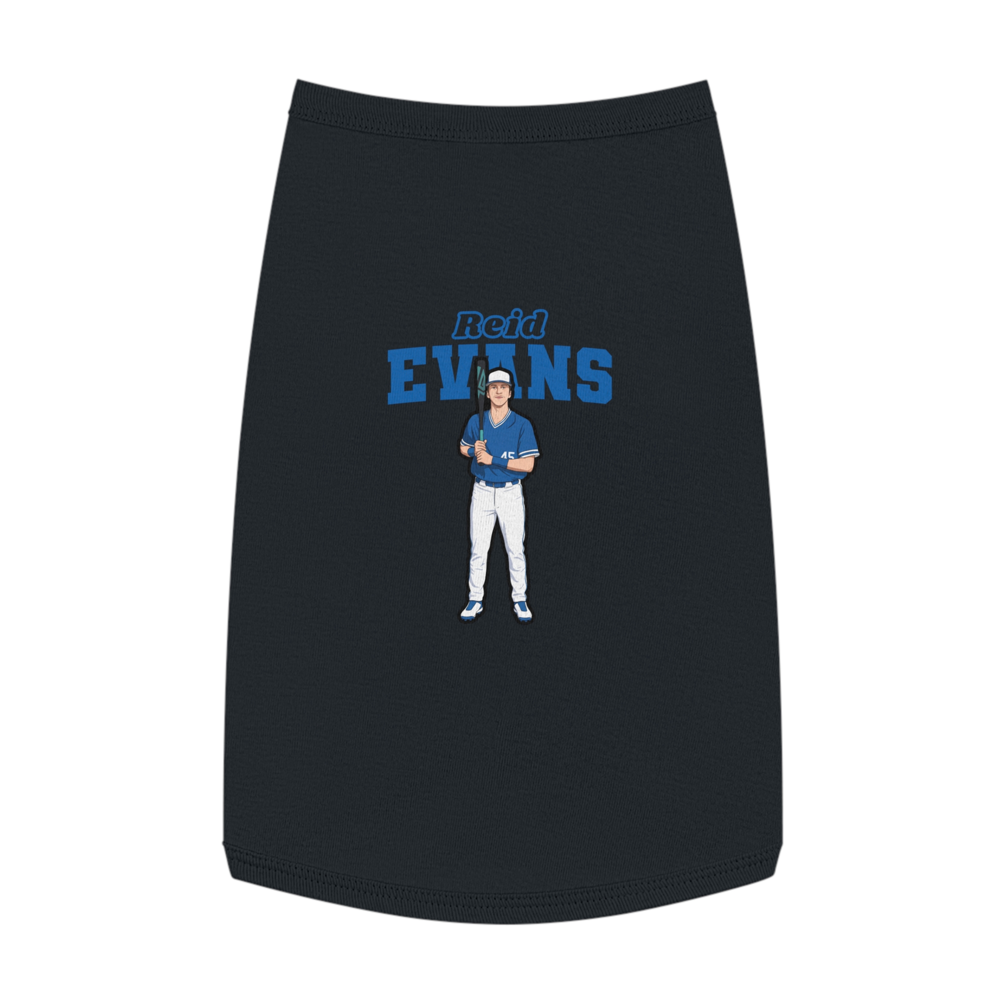 Pet Tank Top — character_name_arch in White