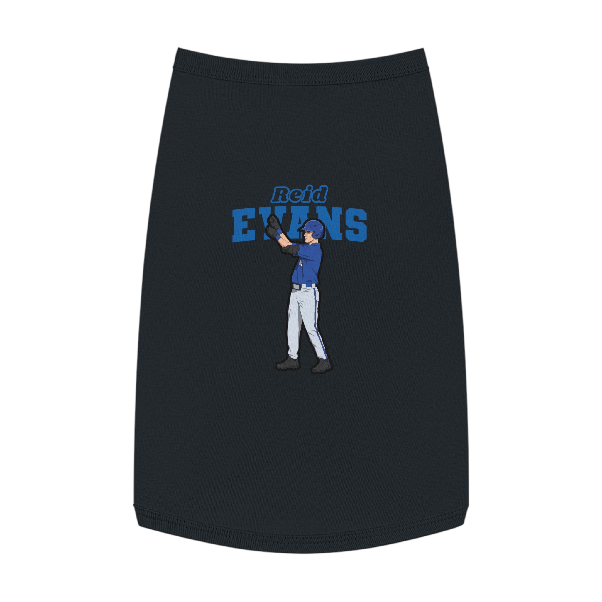 Pet Tank Top — character_name_arch in Black