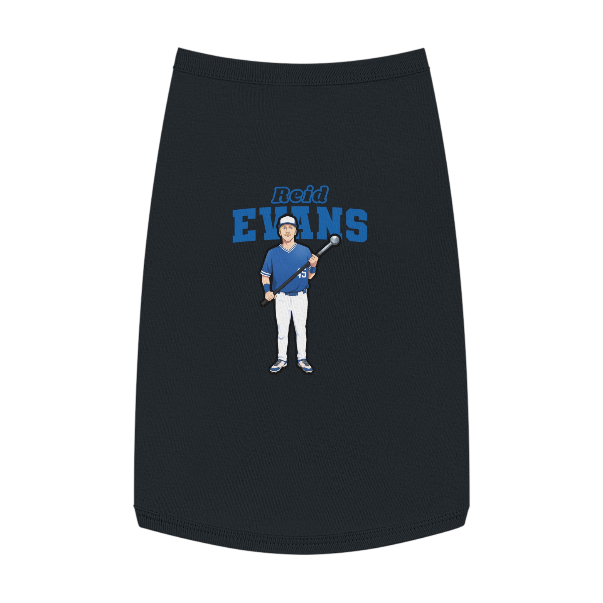 Pet Tank Top — character_name_arch in White
