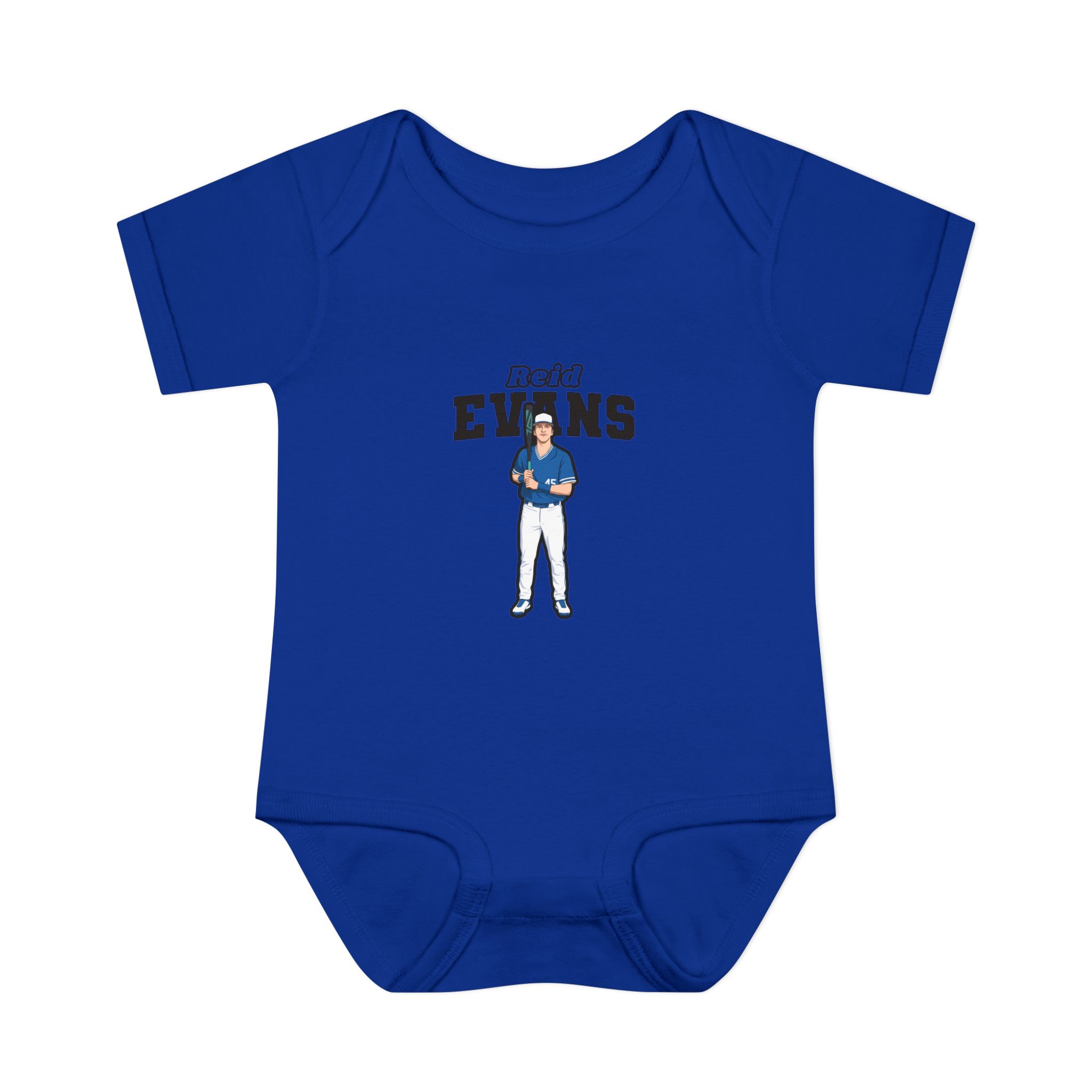Baby Onesie — character_name_arch in Royal
